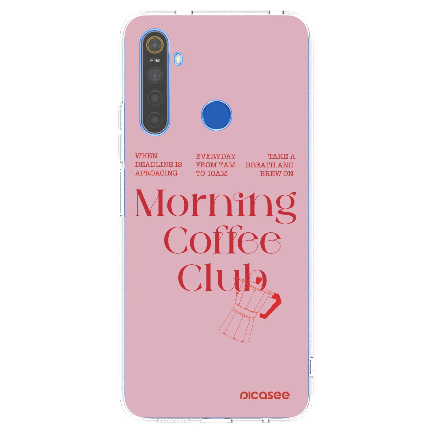 Picasee silikónový prehľadný obal pre Realme 5 - Morning