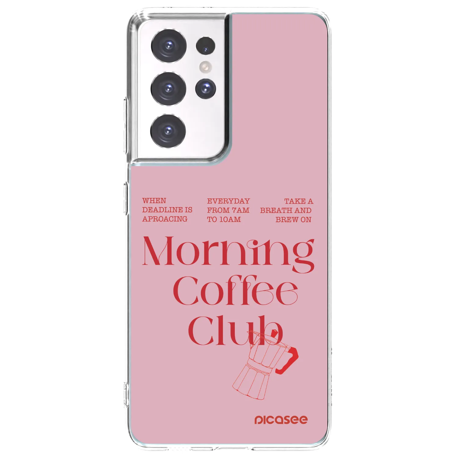 Picasee silikónový prehľadný obal pre Samsung Galaxy S21 Ultra 5G G998B - Morning