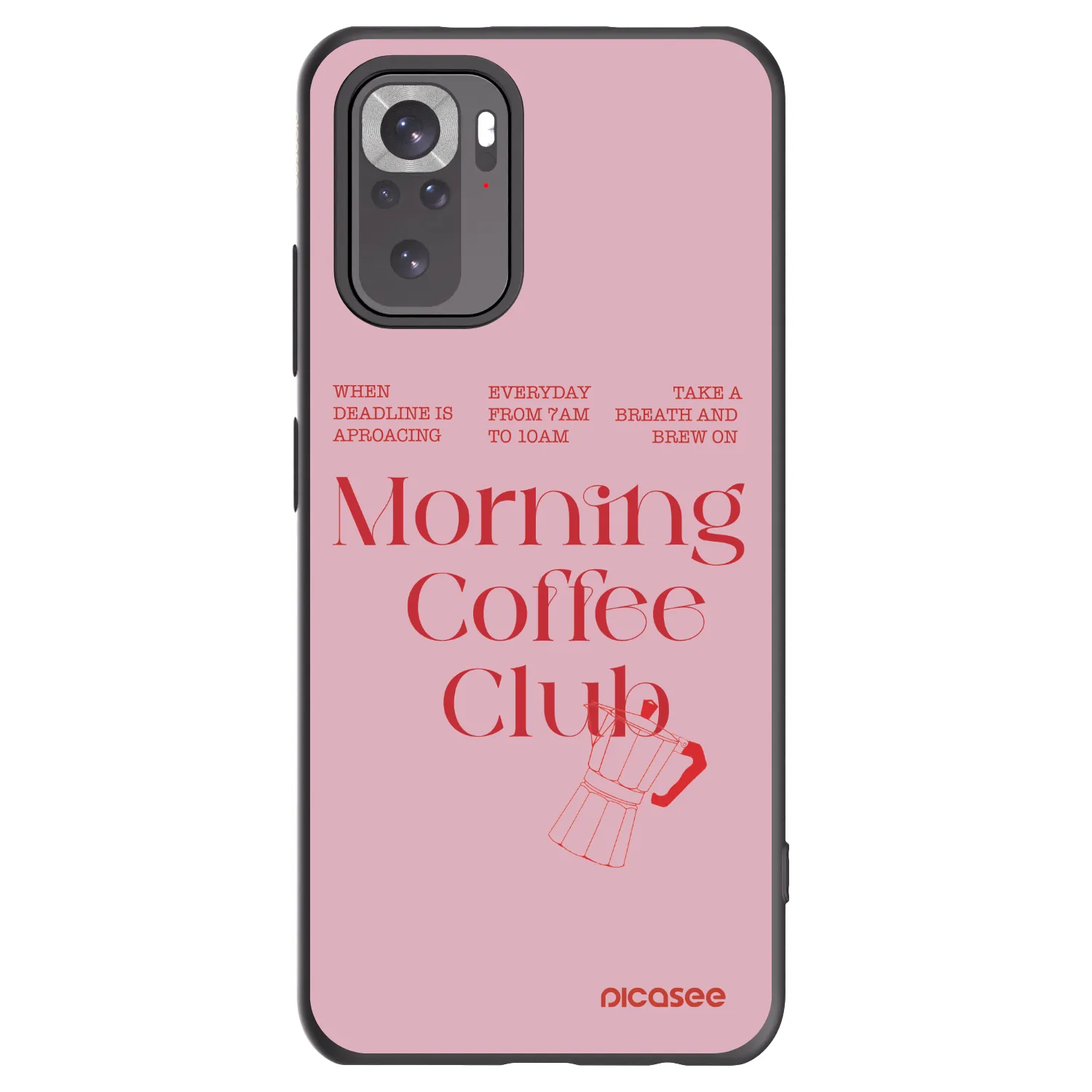 Picasee silikónový čierny obal pre Xiaomi Redmi Note 10 - Morning