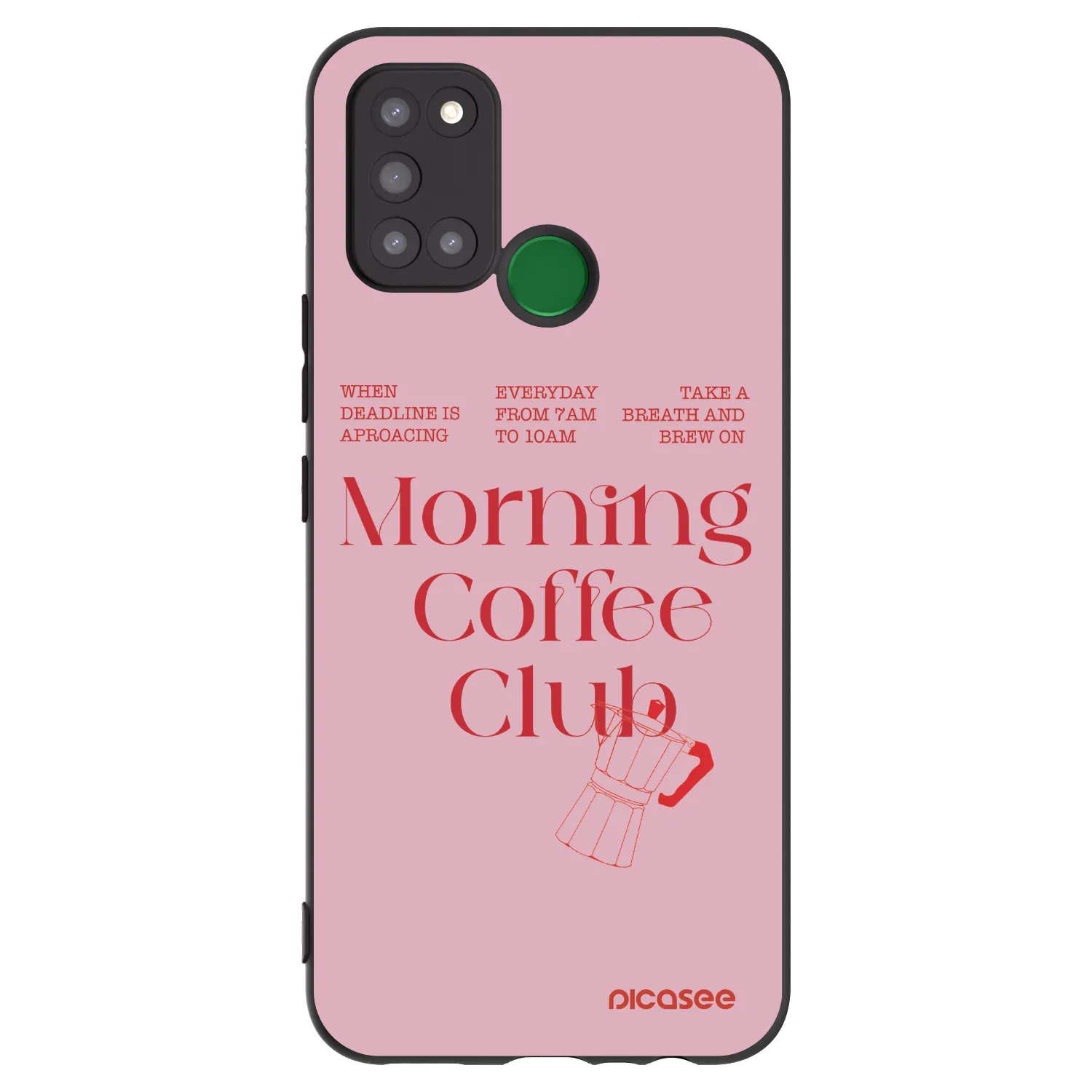 Picasee silikónový čierny obal pre Realme 7i - Morning