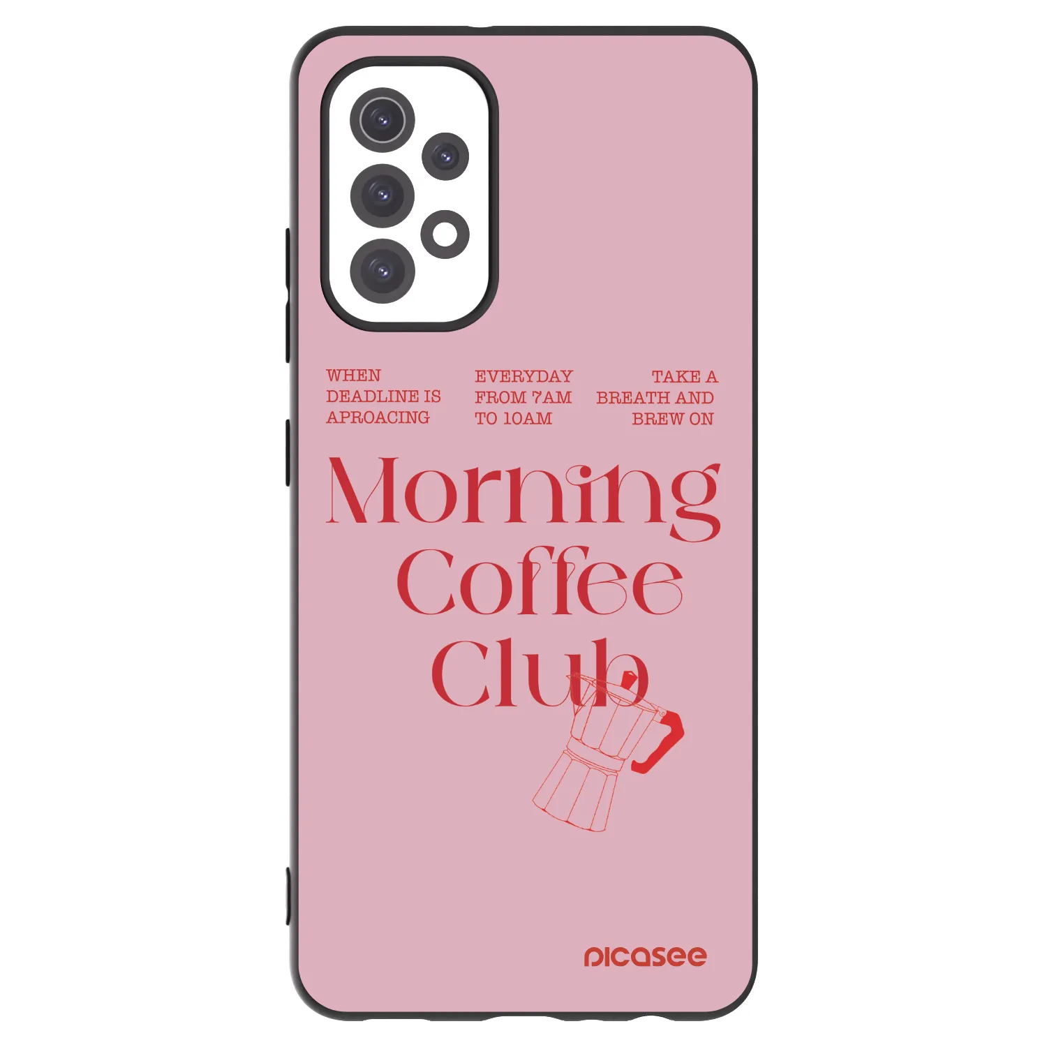 Picasee silikónový čierny obal pre Samsung Galaxy A32 5G A326B - Morning