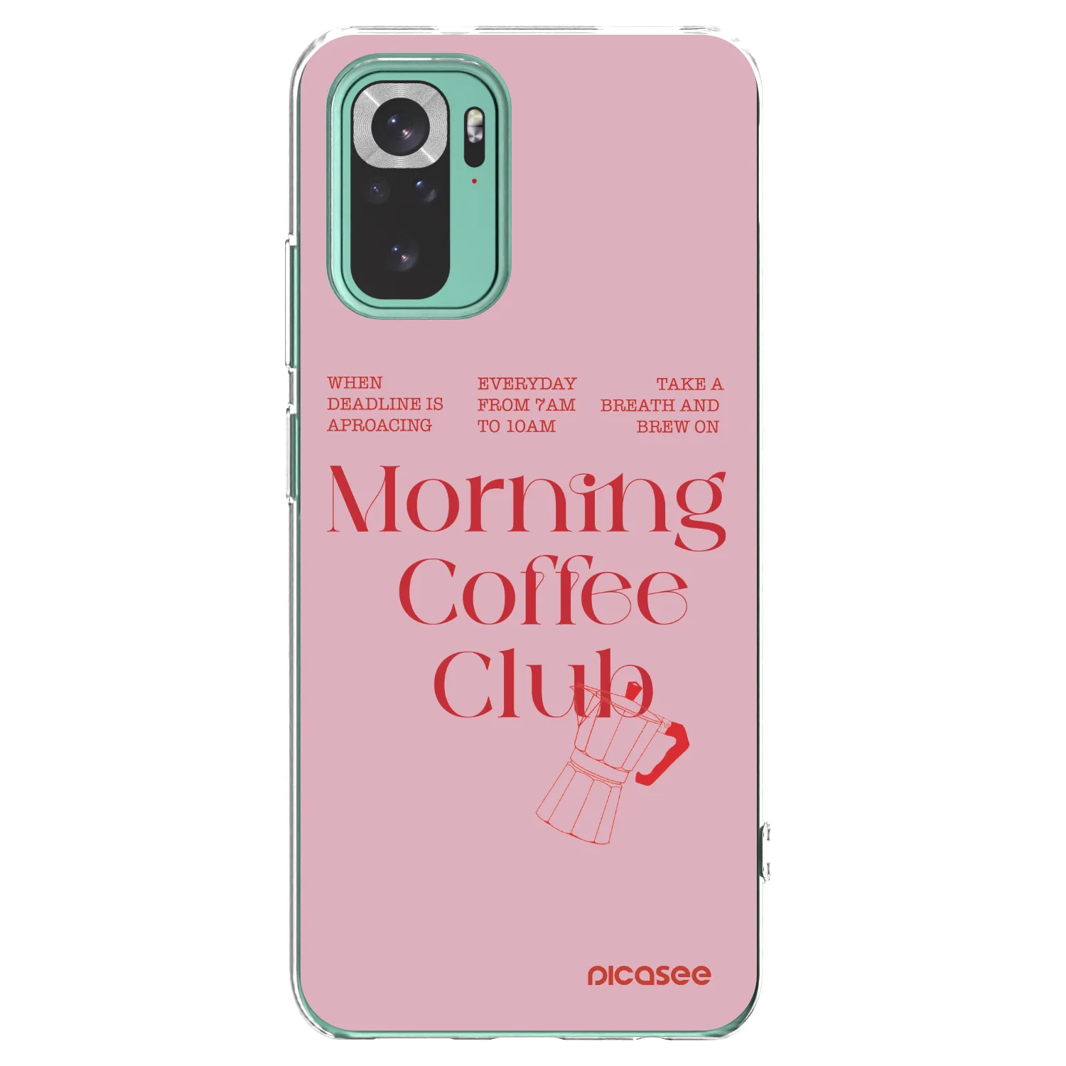 Picasee silikónový prehľadný obal pre Xiaomi Redmi Note 10 Pro - Morning