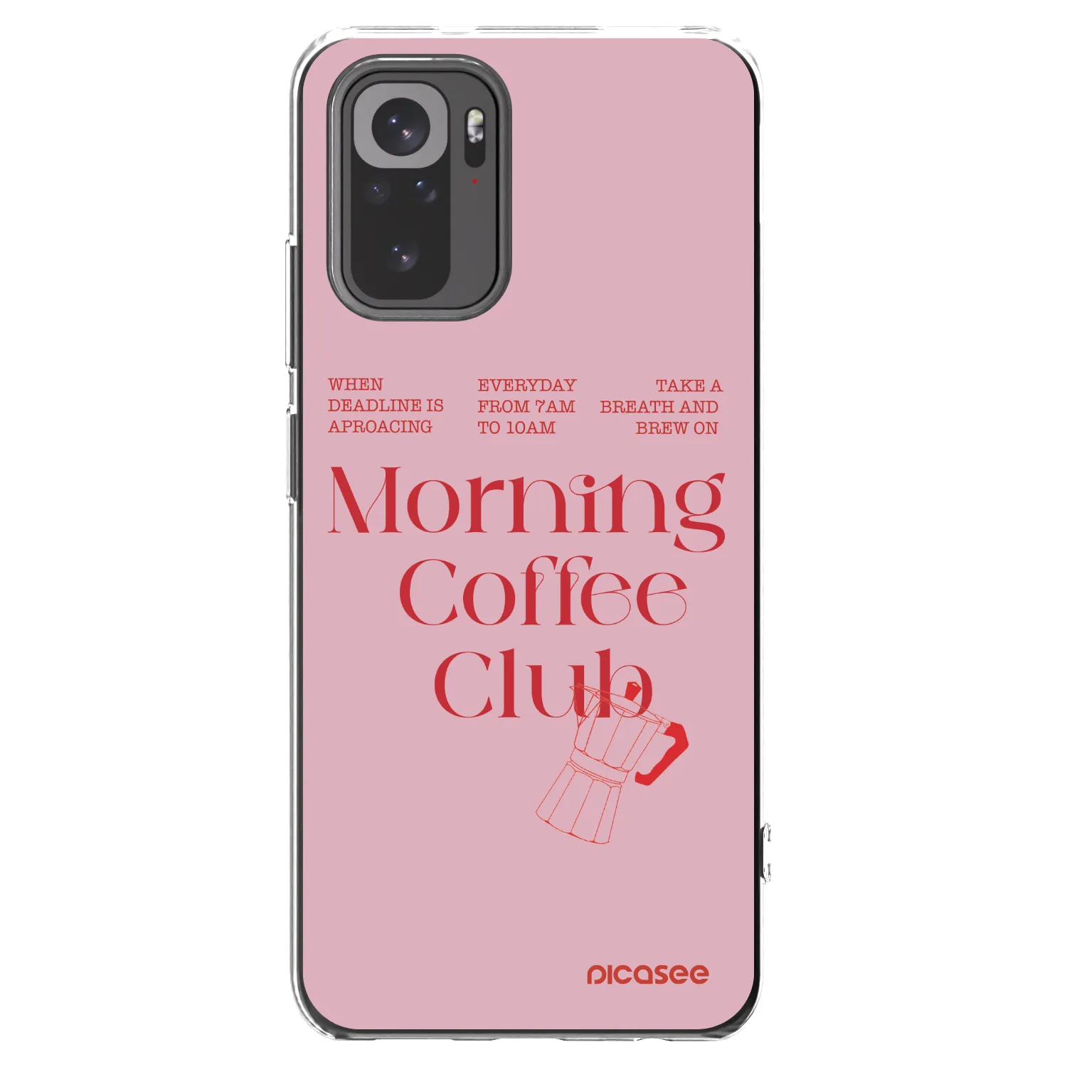 Picasee silikónový prehľadný obal pre Xiaomi Redmi Note 10S - Morning