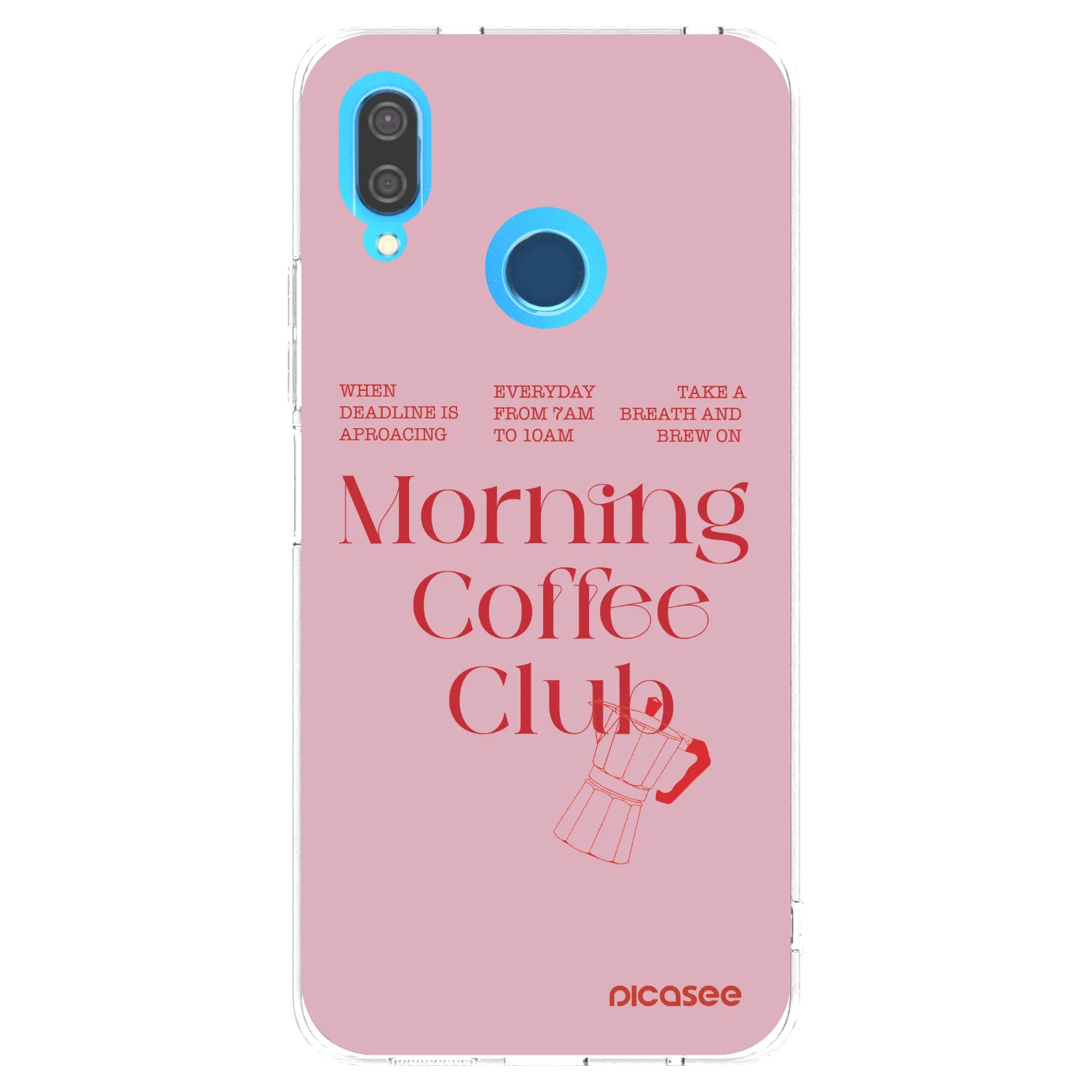 Picasee silikónový prehľadný obal pre Huawei P20 Lite - Morning