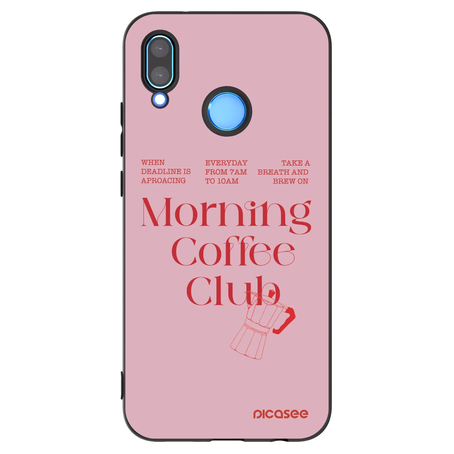 Picasee silikónový čierny obal pre Huawei P20 Lite - Morning