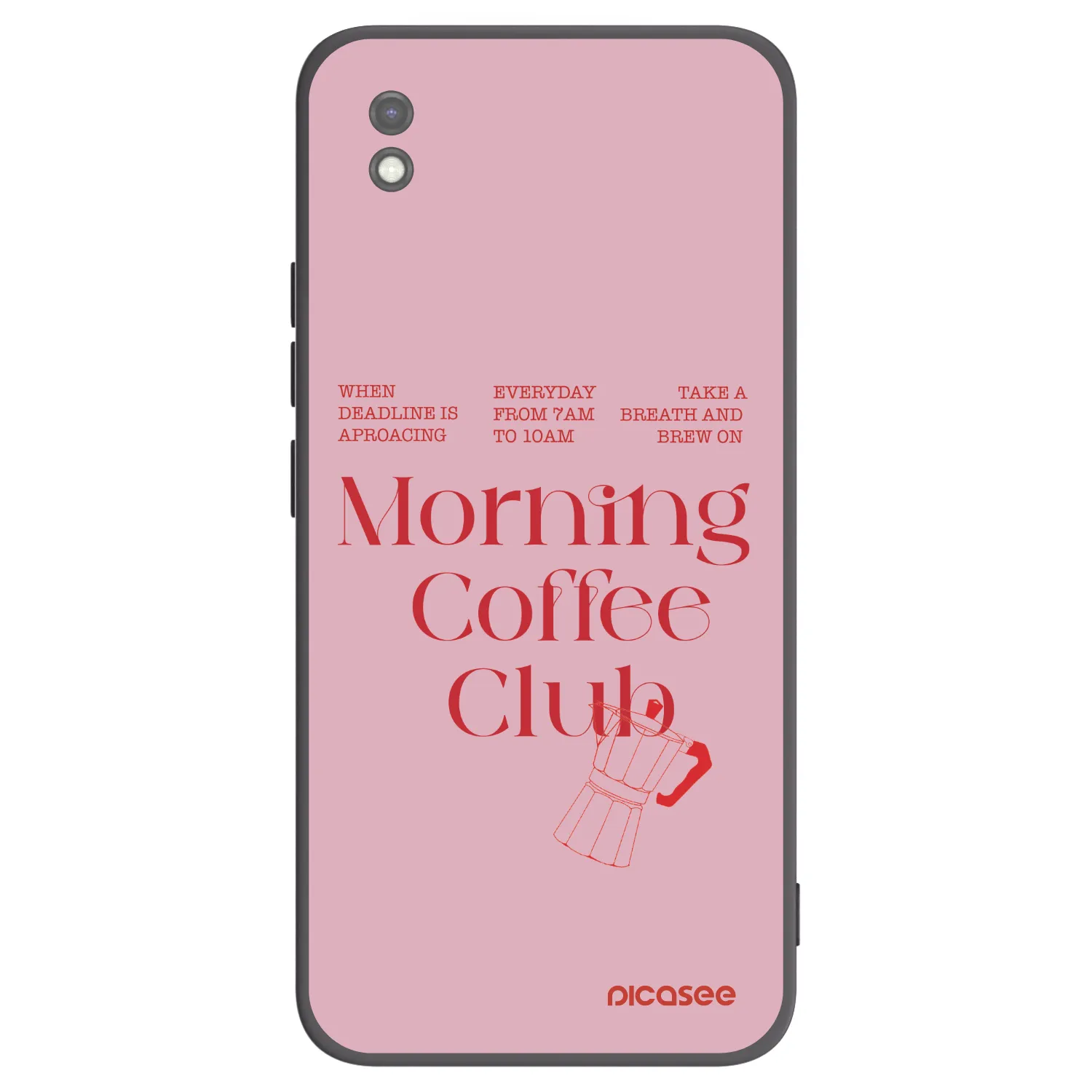 Picasee silikónový čierny obal pre Xiaomi Redmi 9AT - Morning