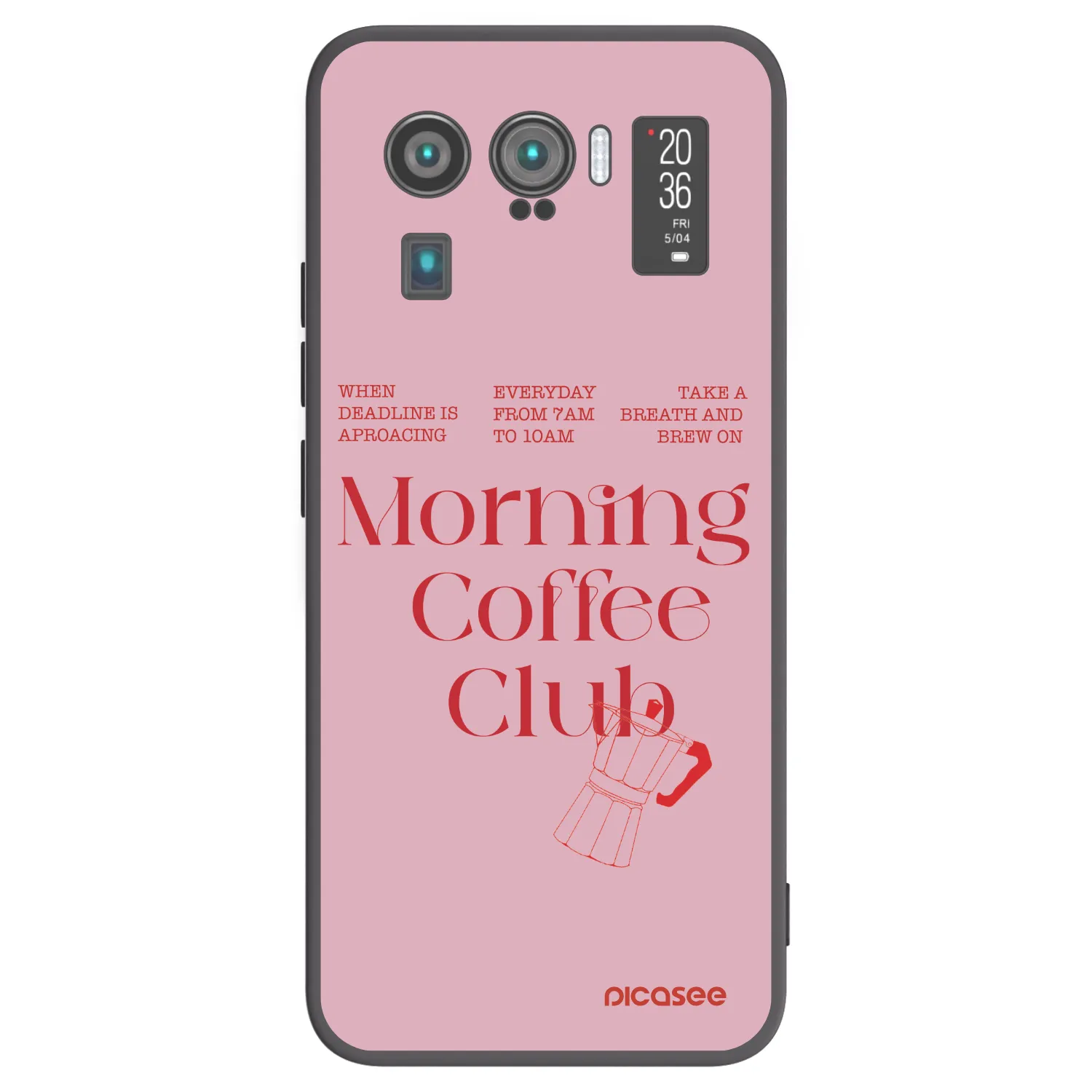 Picasee silikónový čierny obal pre Xiaomi Mi 11 Ultra - Morning