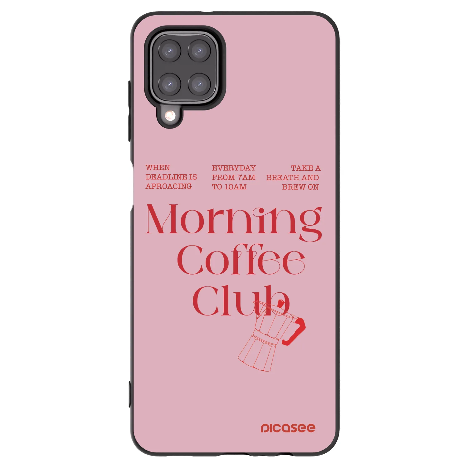 Picasee silikónový čierny obal pre Samsung Galaxy M12 M127F - Morning