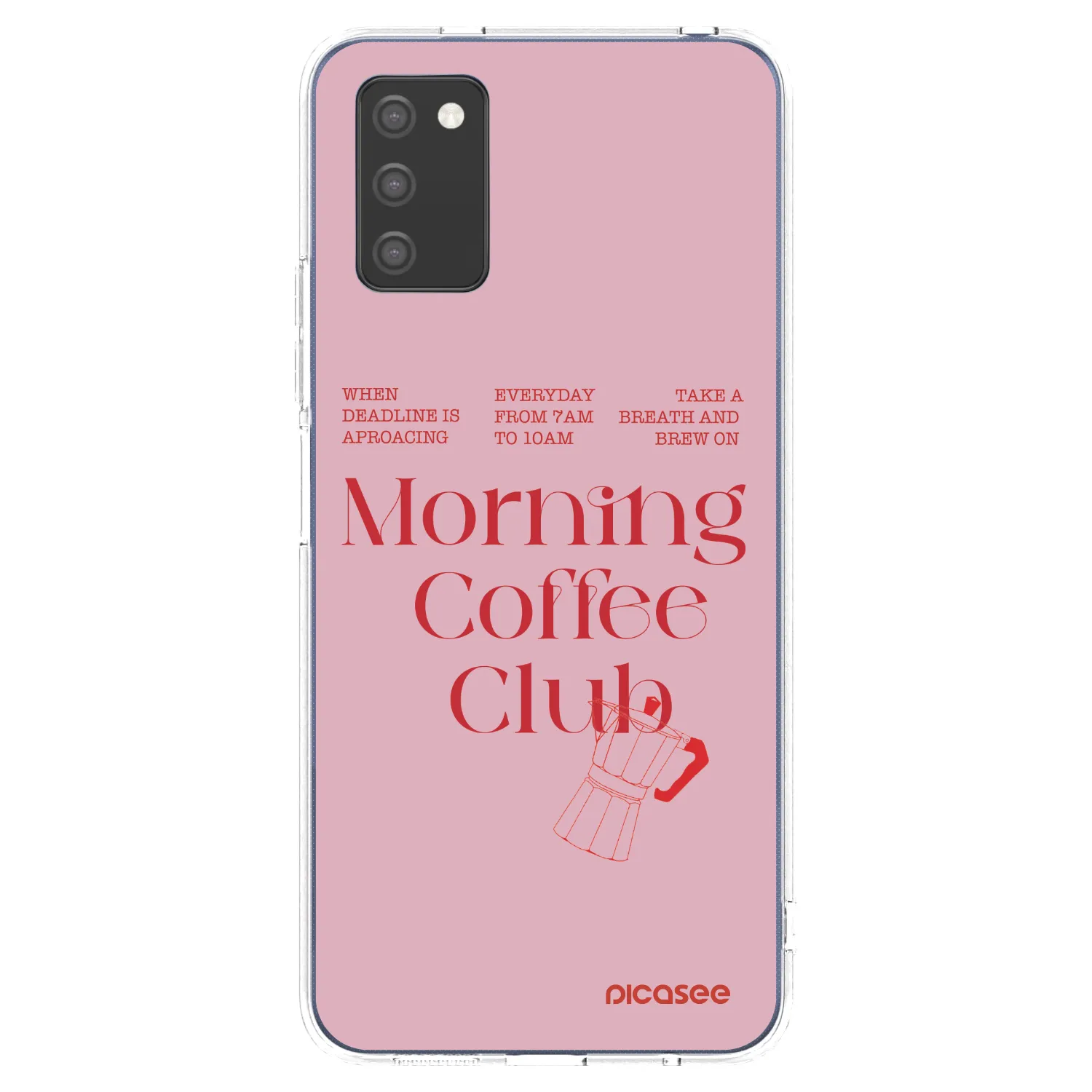 Picasee silikónový prehľadný obal pre Samsung Galaxy A02s A025G - Morning
