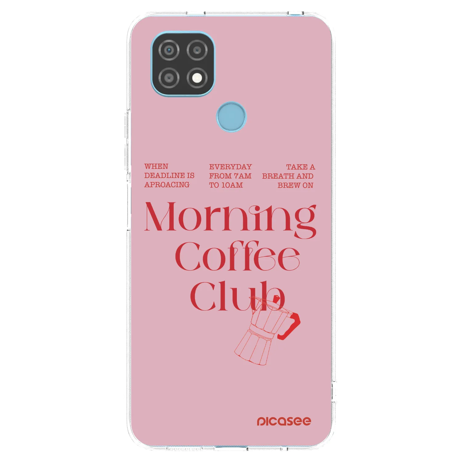 Picasee silikónový prehľadný obal pre Realme C21 - Morning