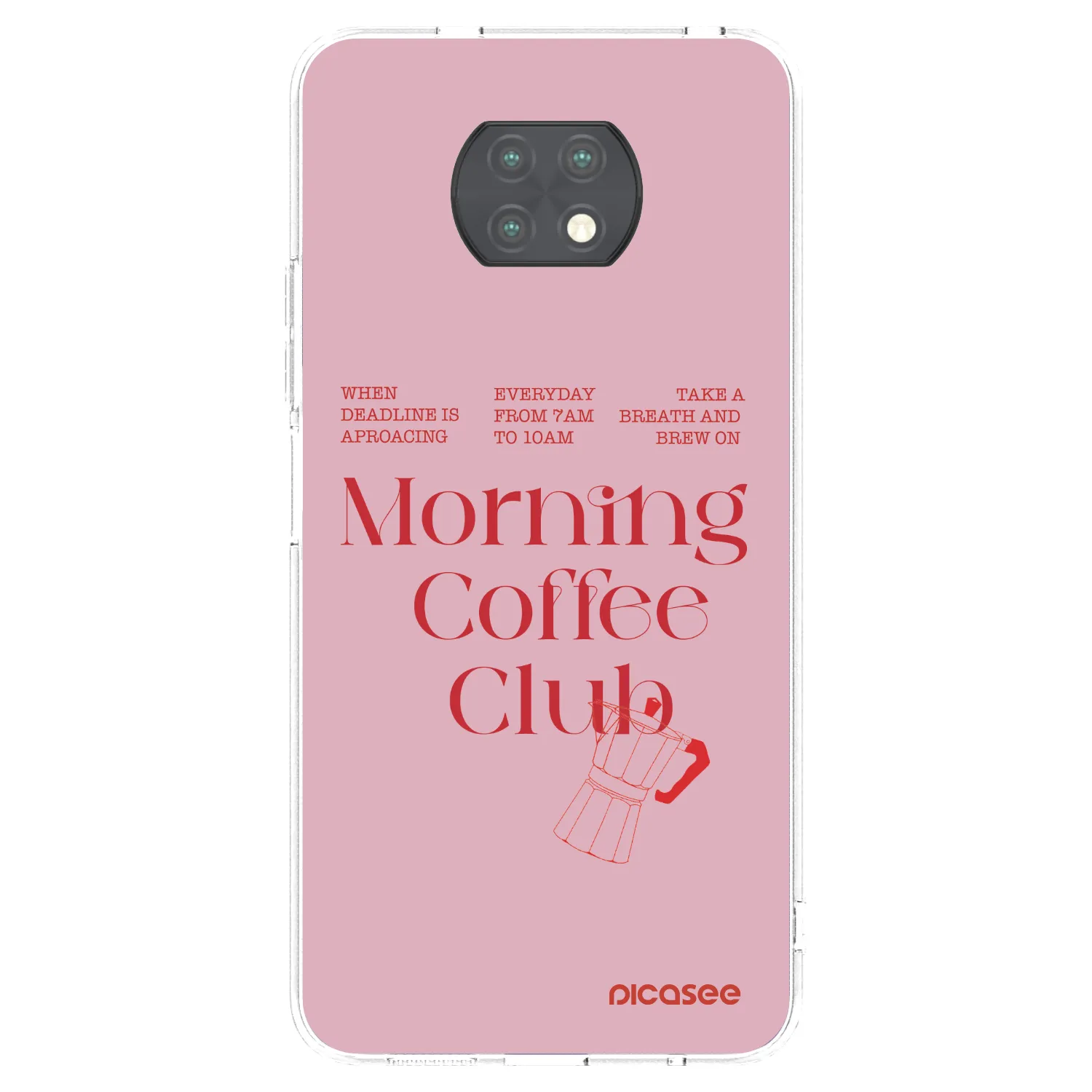 Picasee silikónový prehľadný obal pre Xiaomi Redmi Note 9T - Morning