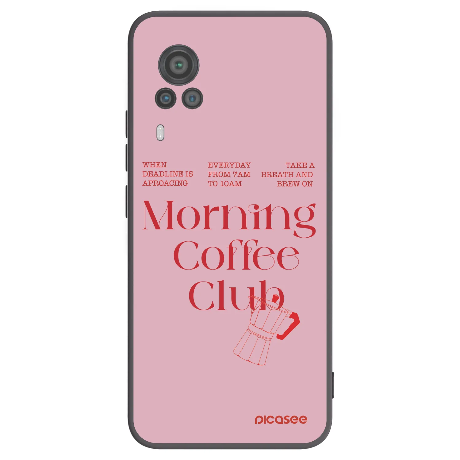 Picasee silikónový čierny obal pre Vivo X60 Pro 5G - Morning
