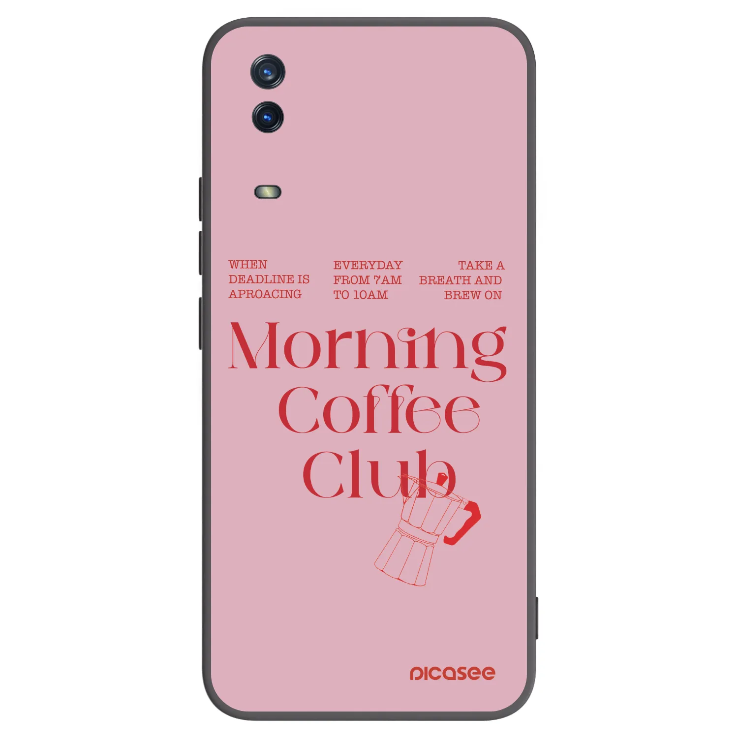 Picasee silikónový čierny obal pre Vivo Y11s - Morning