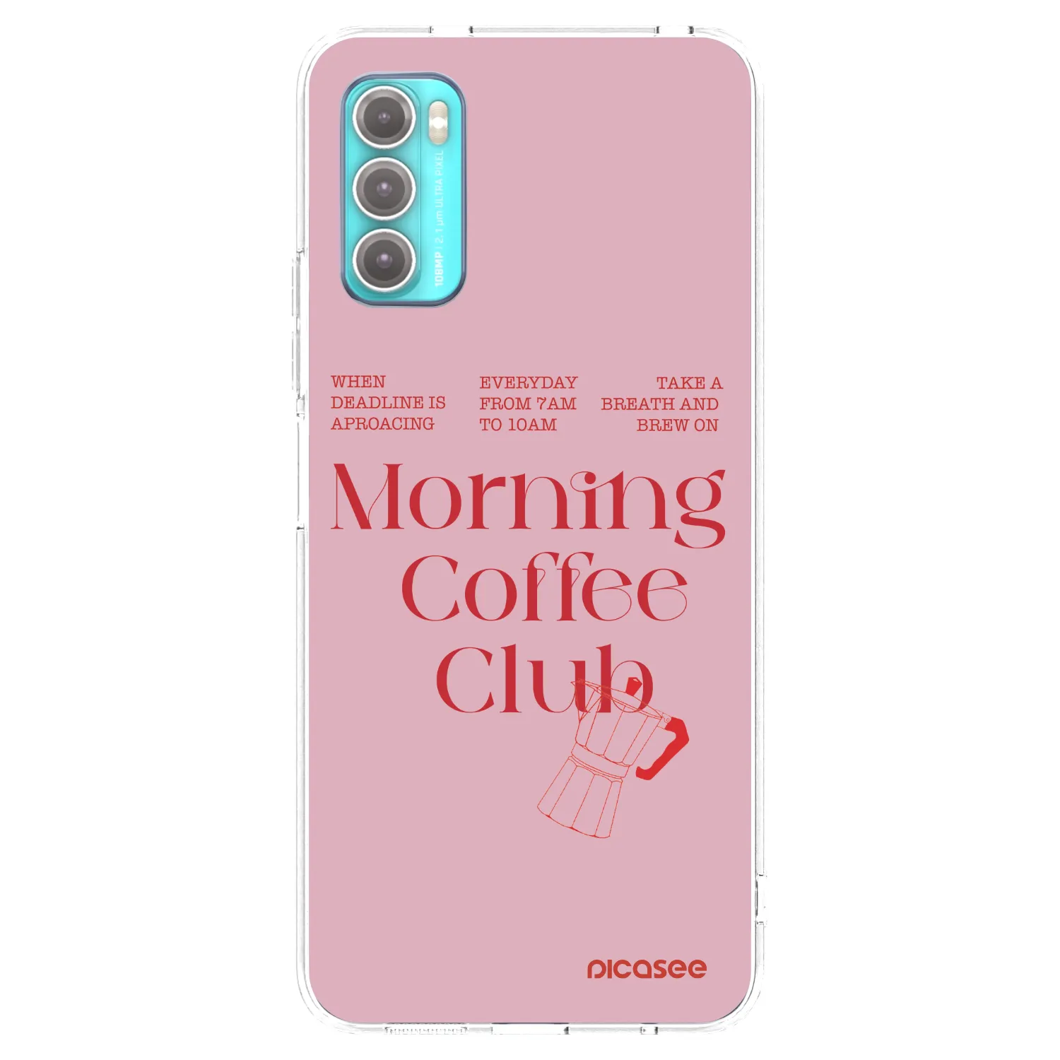 Picasee silikónový prehľadný obal pre Motorola Moto G60 - Morning