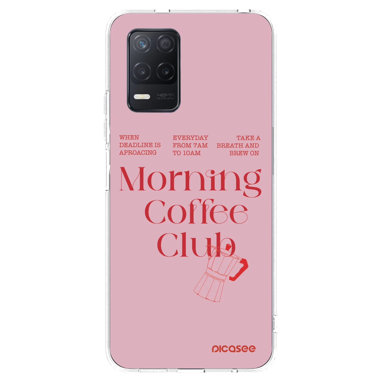 Picasee silikónový prehľadný obal pre Realme 8 5G - Morning