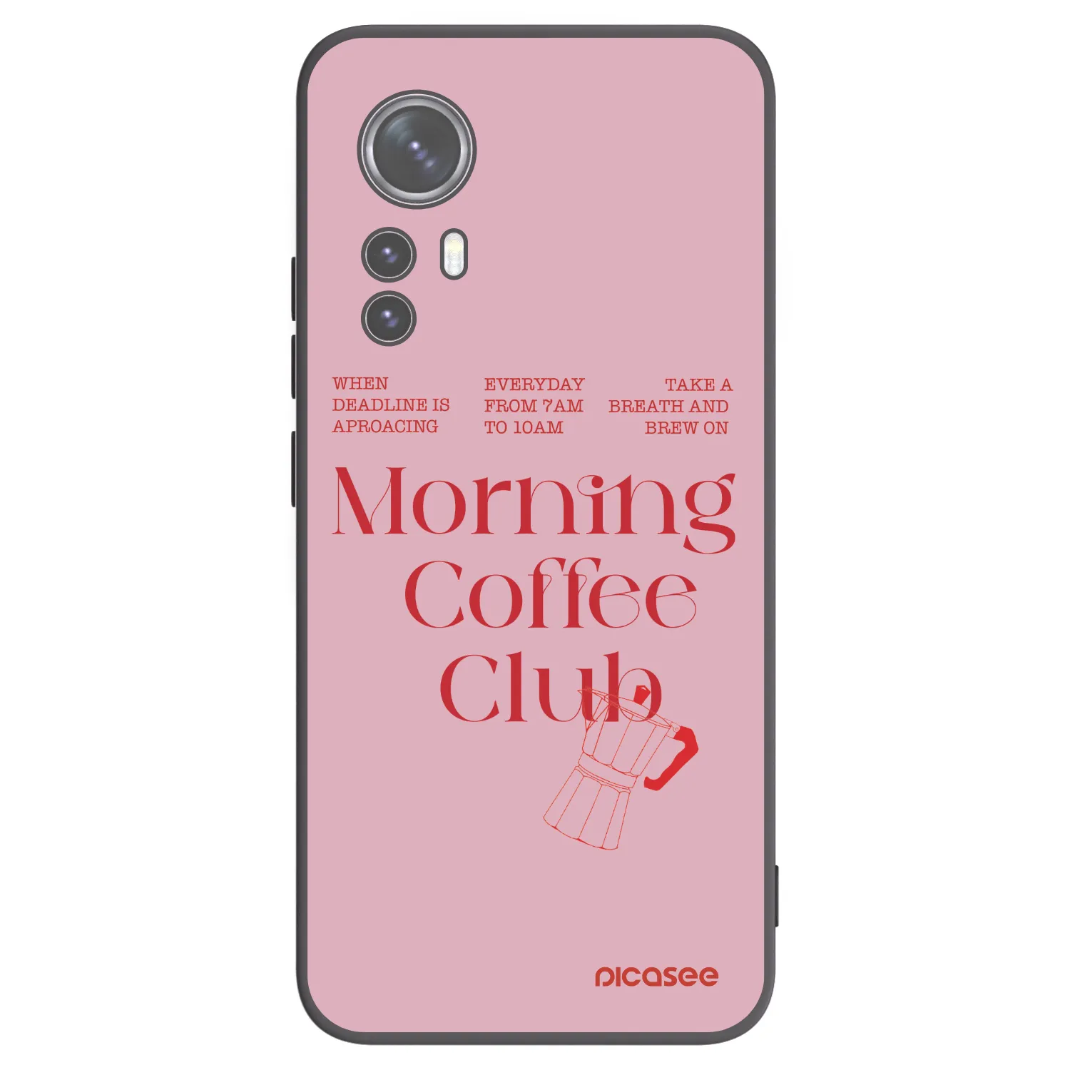 Picasee silikónový čierny obal pre Xiaomi 12 - Morning