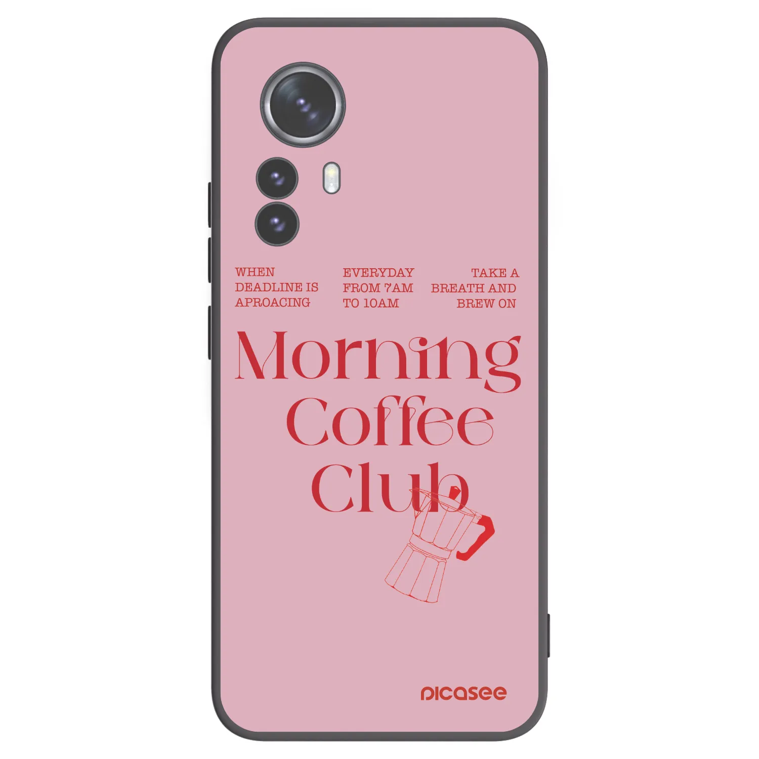 Picasee silikónový čierny obal pre Xiaomi 12 Pro - Morning