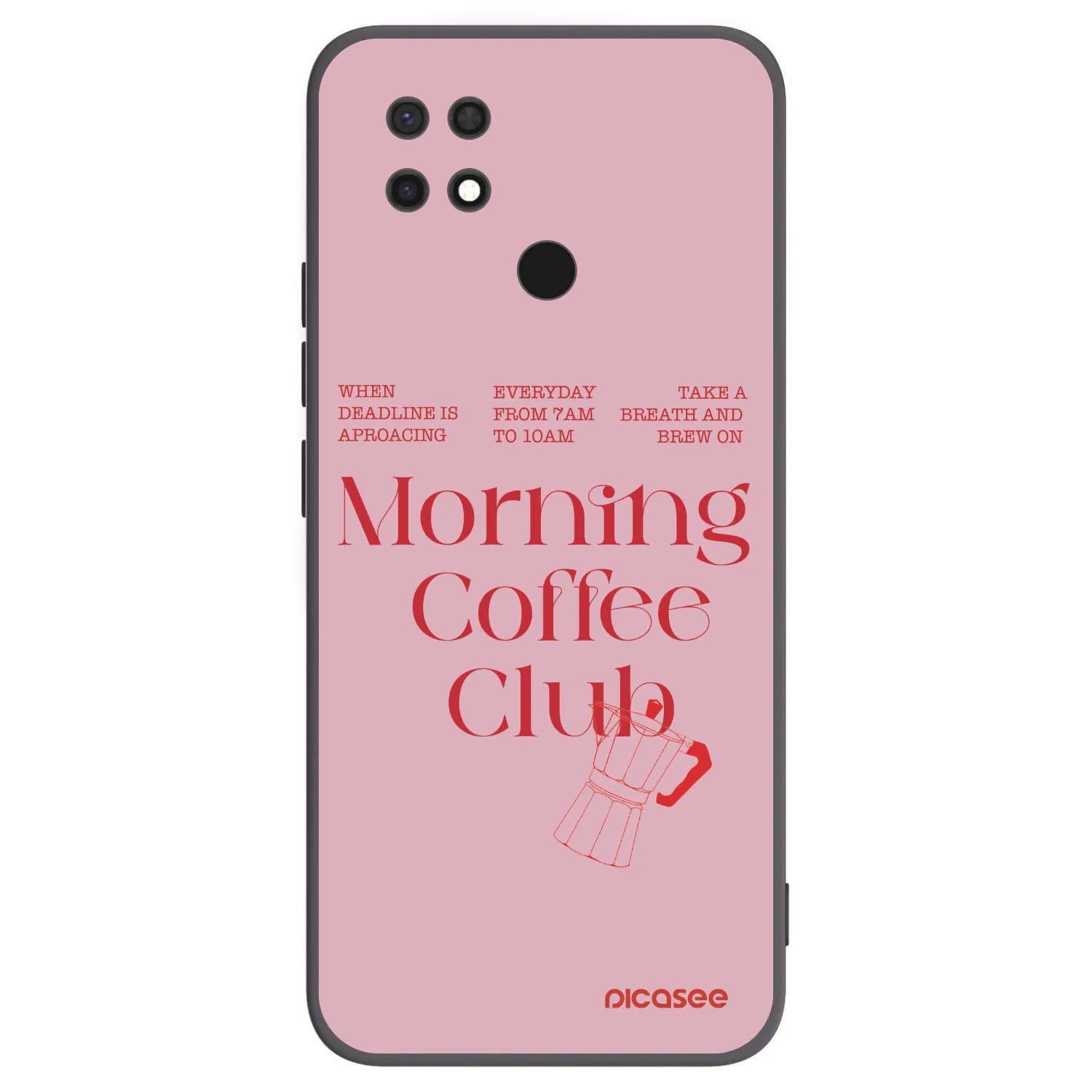 Picasee silikónový čierny obal pre Xiaomi Redmi 10C - Morning