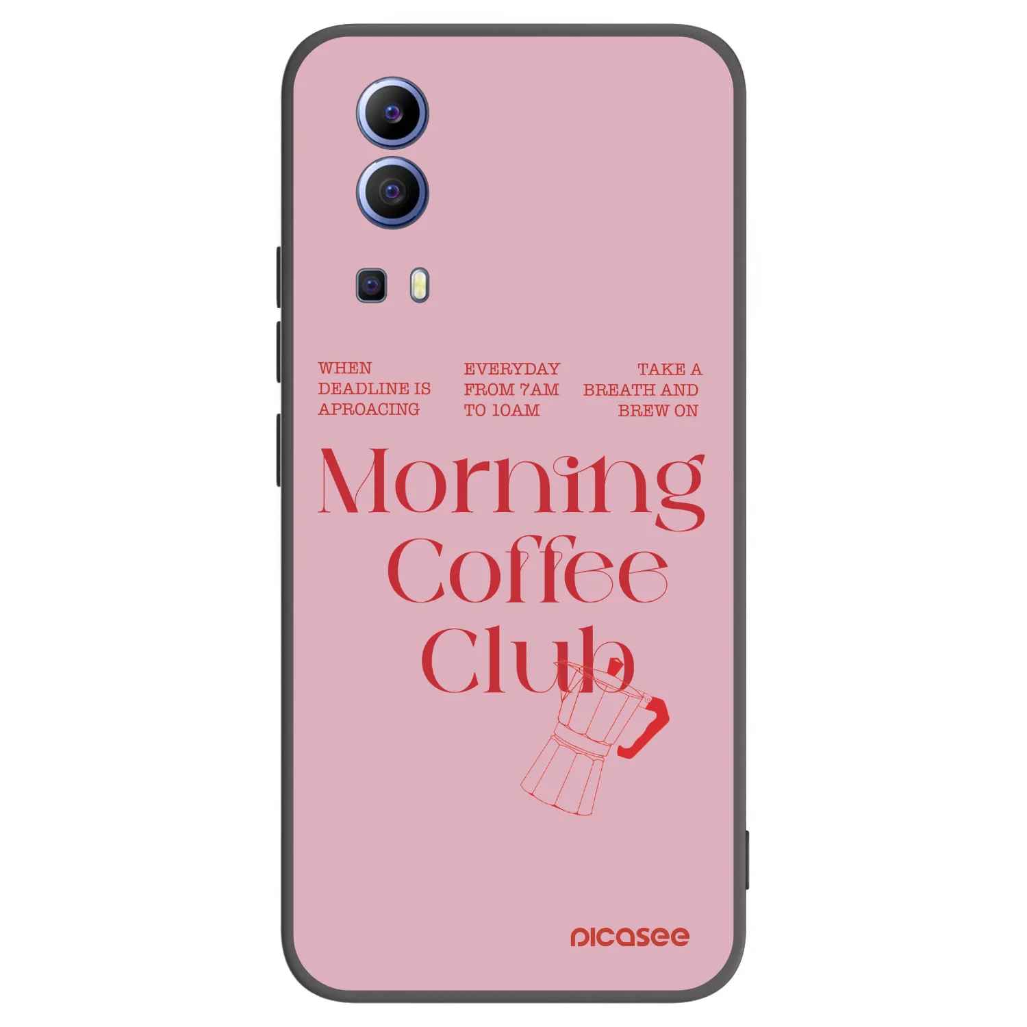 Picasee silikónový čierny obal pre Vivo Y52 5G - Morning