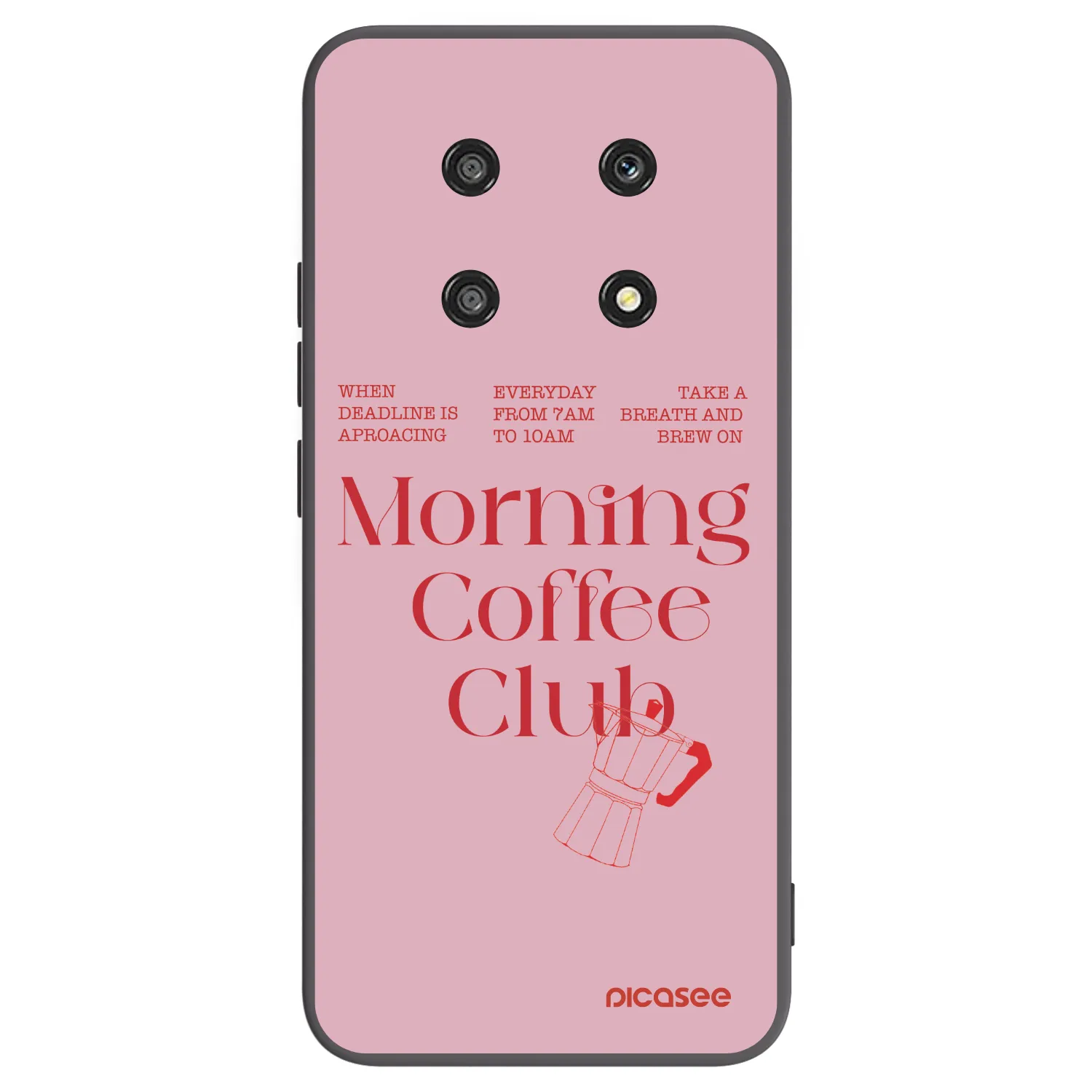 Picasee silikónový čierny obal pre Honor Magic4 Lite 5G - Morning