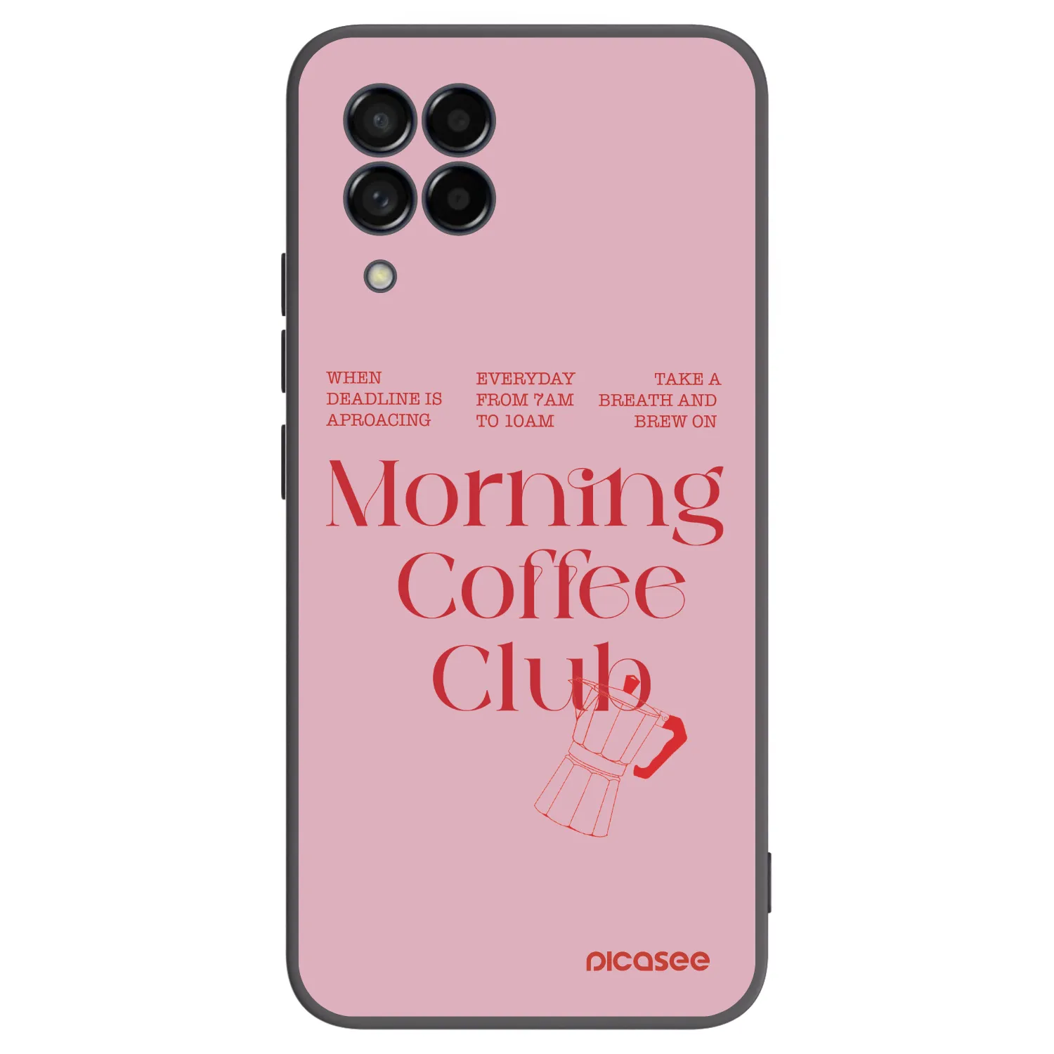 Picasee silikónový čierny obal pre Samsung Galaxy M53 5G - Morning