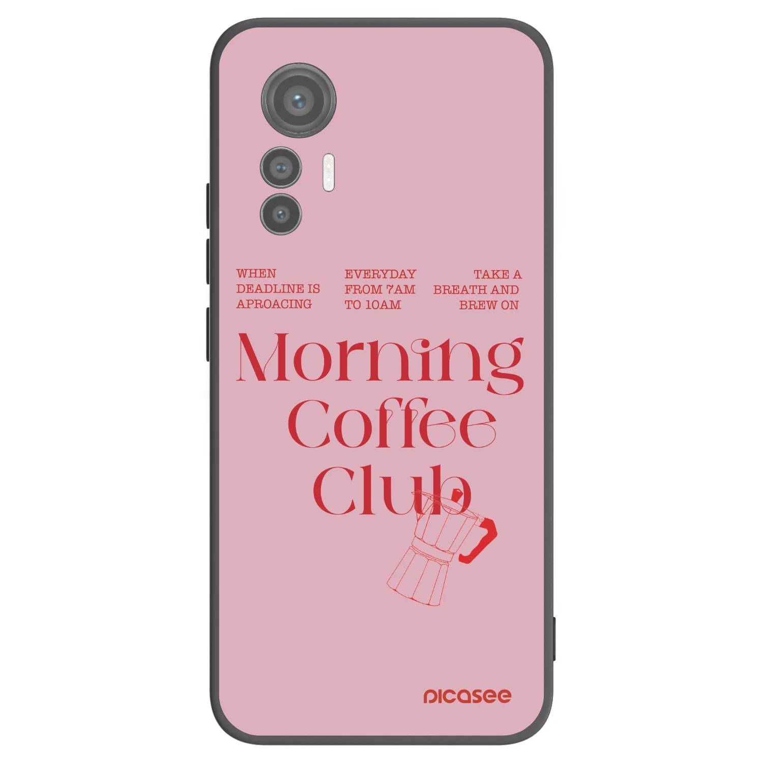Picasee silikónový čierny obal pre Xiaomi 12 Lite - Morning
