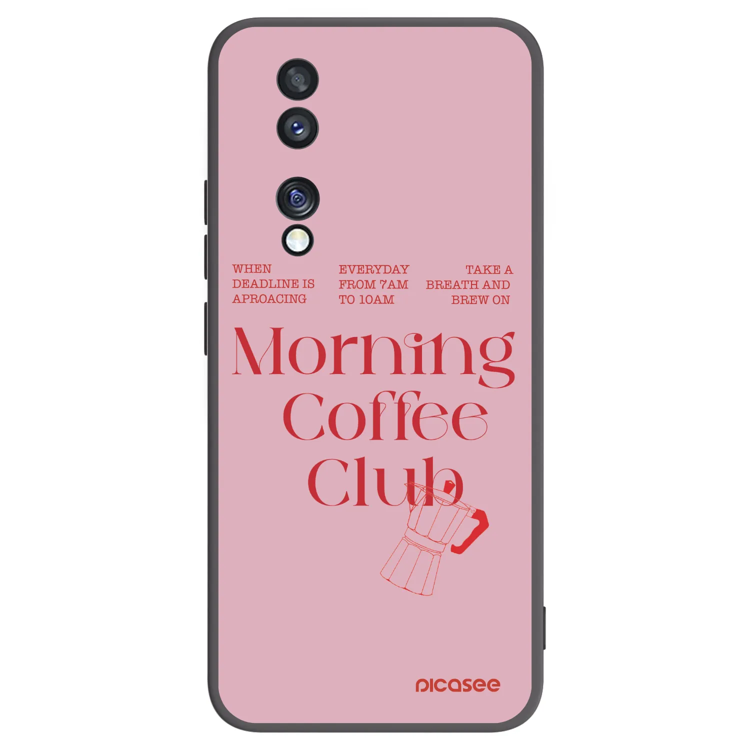Picasee silikónový čierny obal pre Honor 70 - Morning