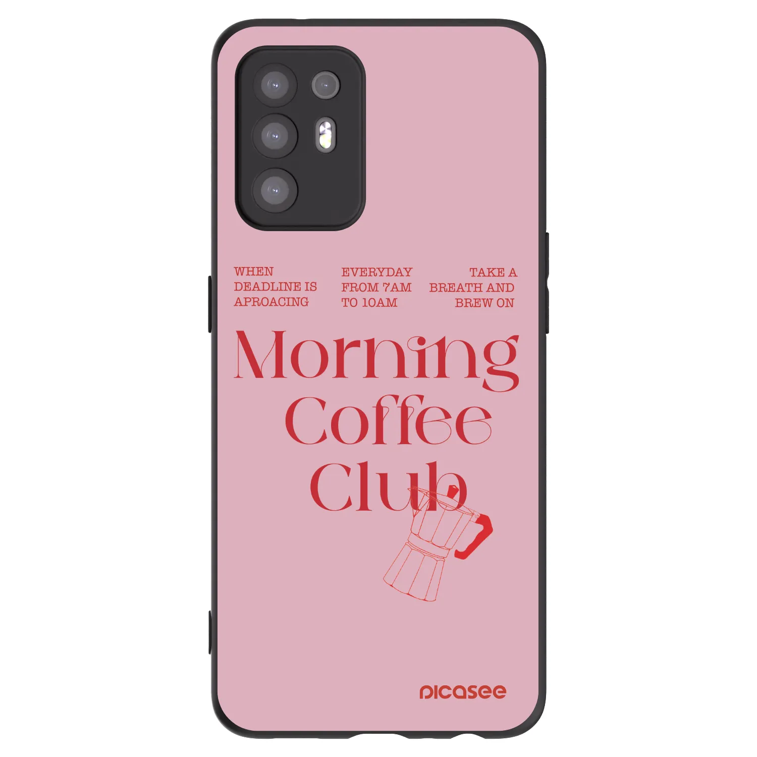 Picasee silikónový čierny obal pre OPPO A94 5G - Morning