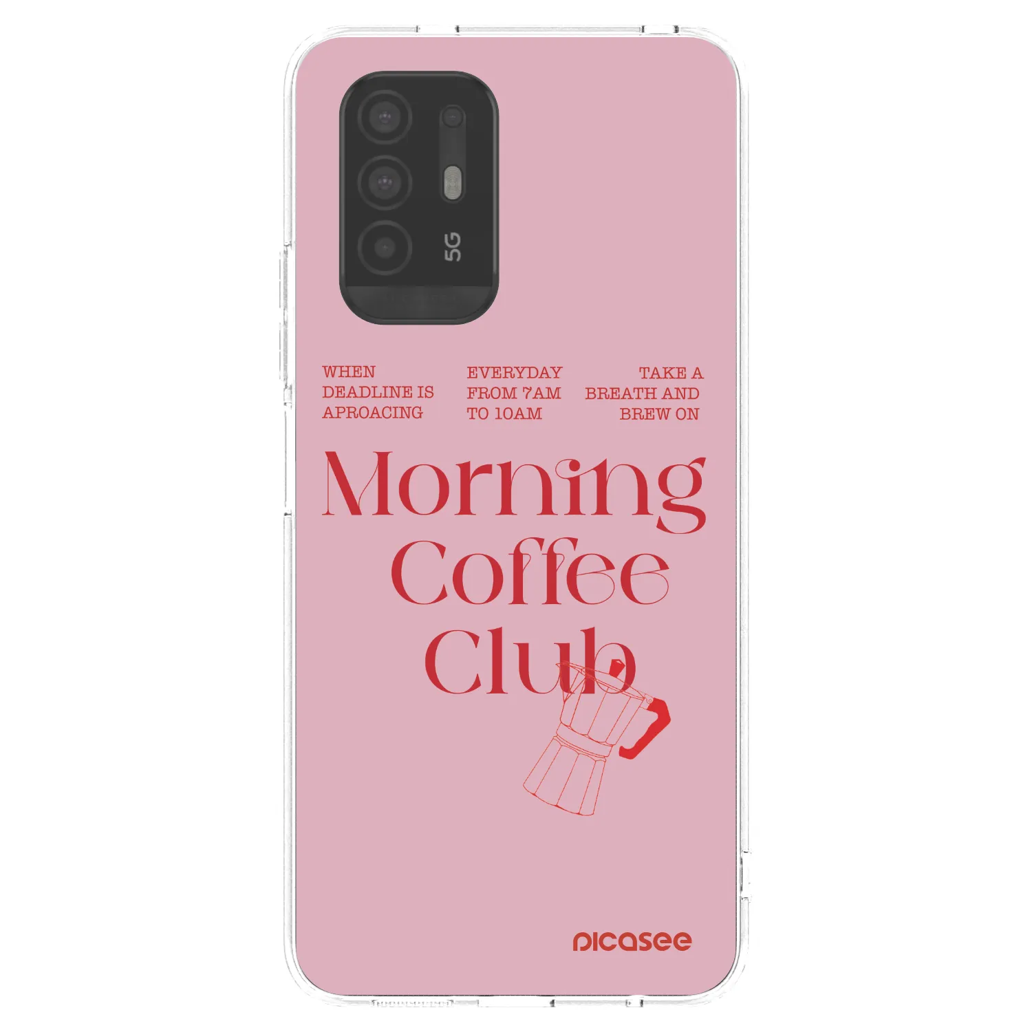 Picasee silikónový prehľadný obal pre OPPO A94 5G - Morning