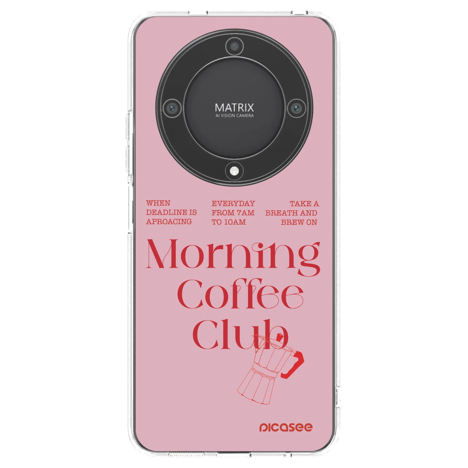 Picasee silikónový prehľadný obal pre Honor Magic5 Lite 5G - Morning