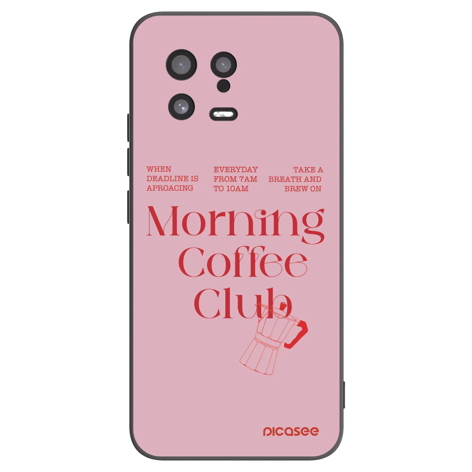 Picasee silikónový čierny obal pre Xiaomi 13 - Morning