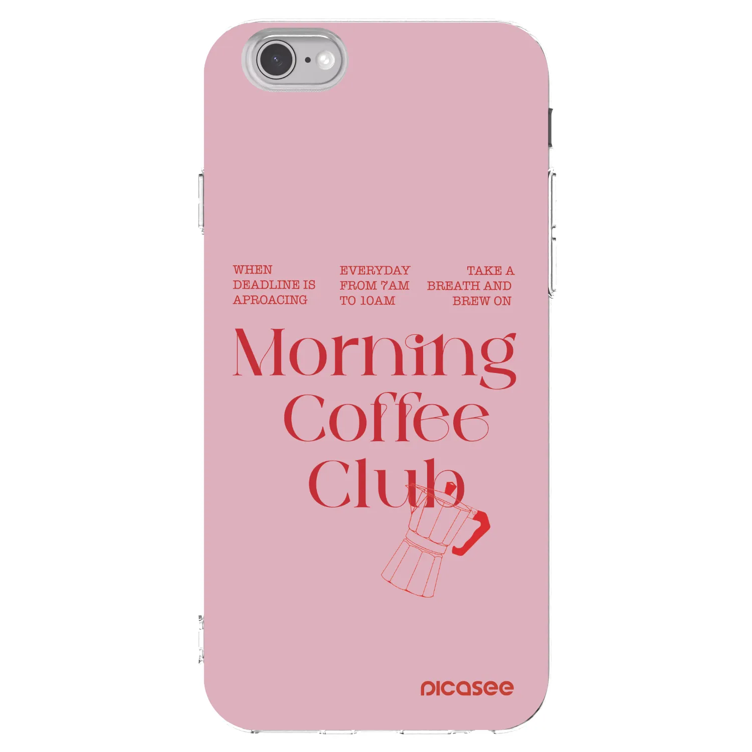Picasee silikónový prehľadný obal pre Apple iPhone 6/6S - Morning