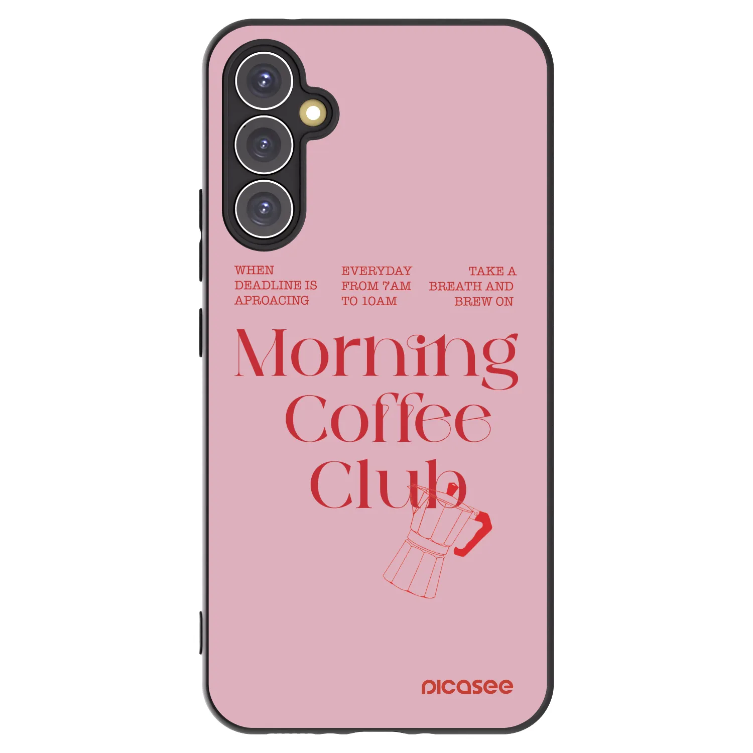 Picasee silikónový čierny obal pre Samsung Galaxy A34 5G A346B - Morning