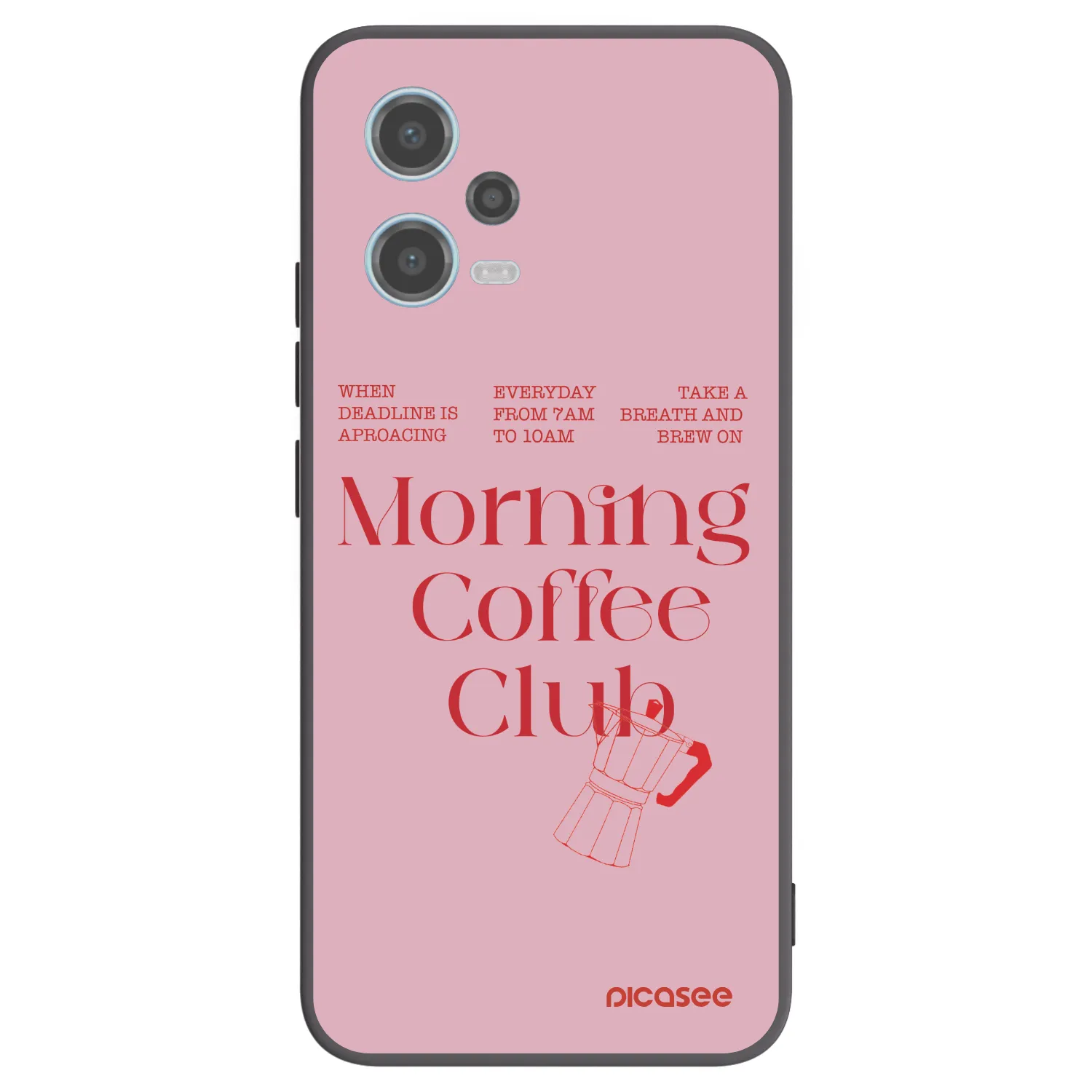 Picasee silikónový čierny obal pre Xiaomi Redmi Note 12 5G - Morning