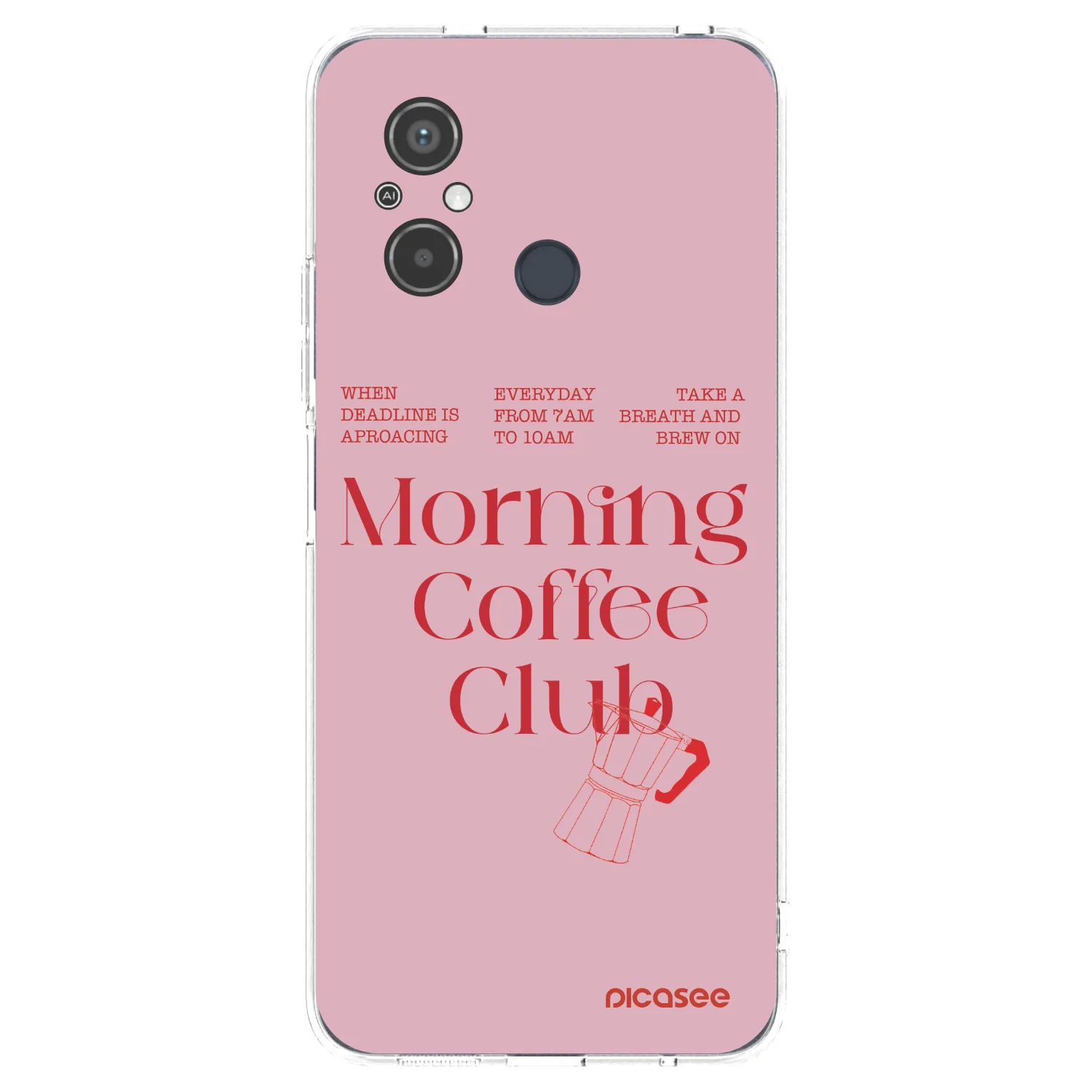 Picasee silikónový prehľadný obal pre Xiaomi Redmi 12C - Morning