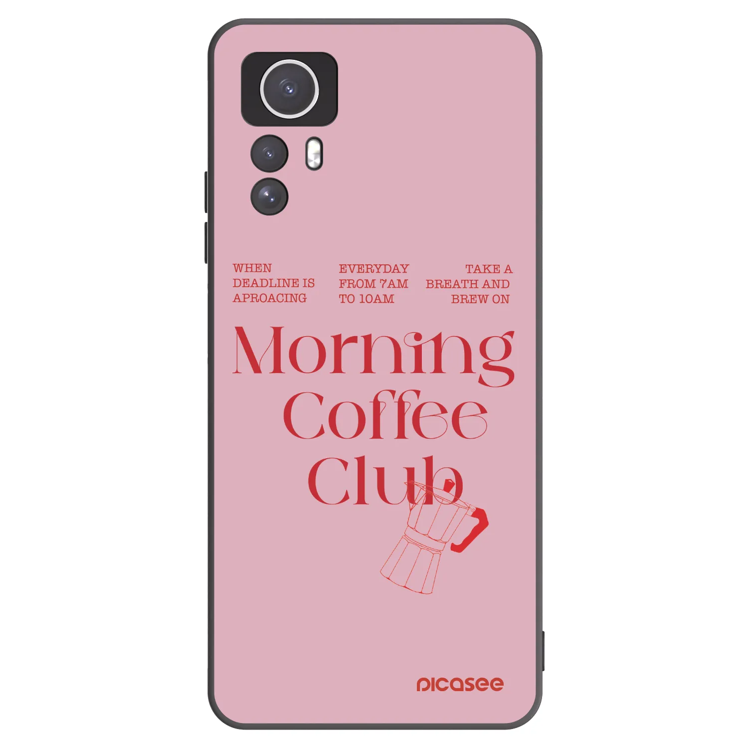 Picasee silikónový čierny obal pre Xiaomi Redmi Note 12S - Morning