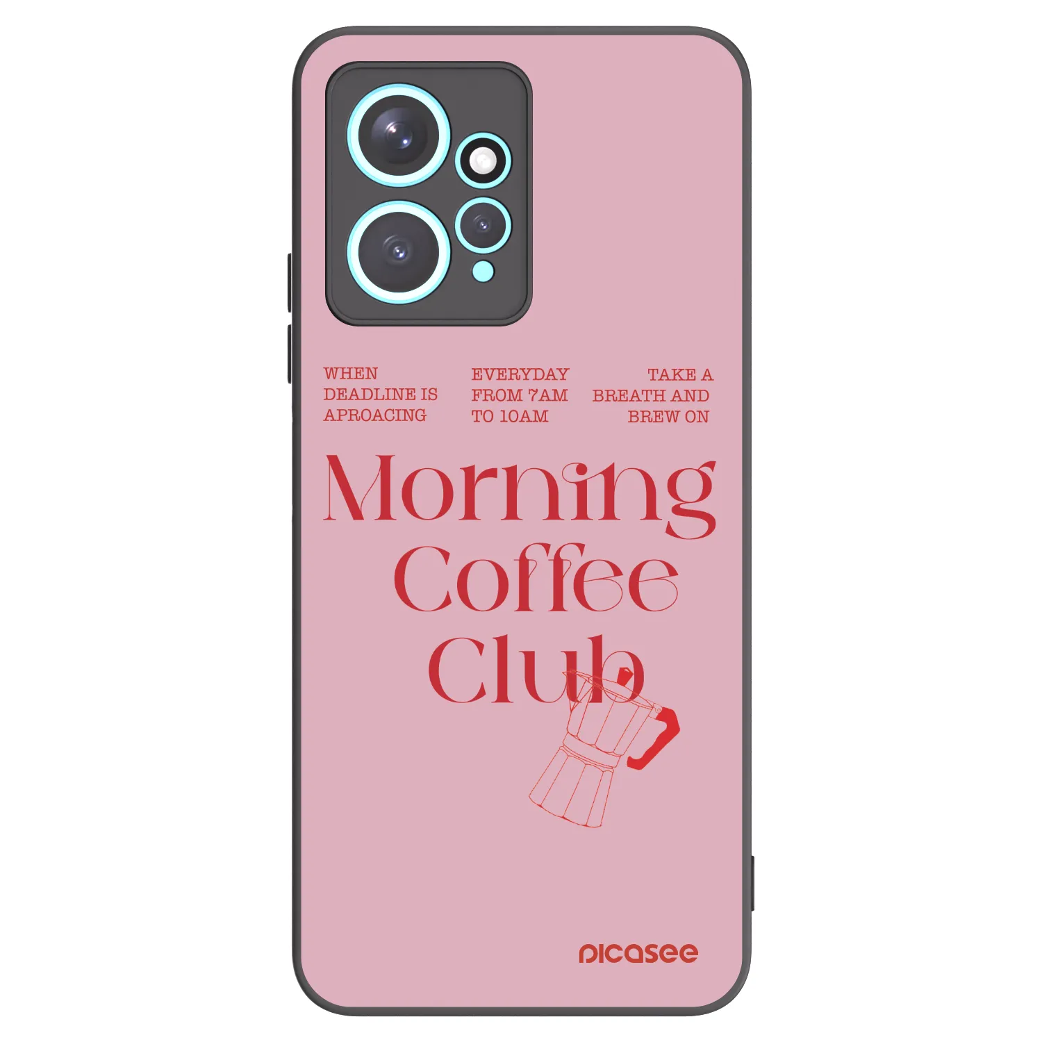 Picasee silikónový čierny obal pre Xiaomi Redmi Note 12 4G - Morning