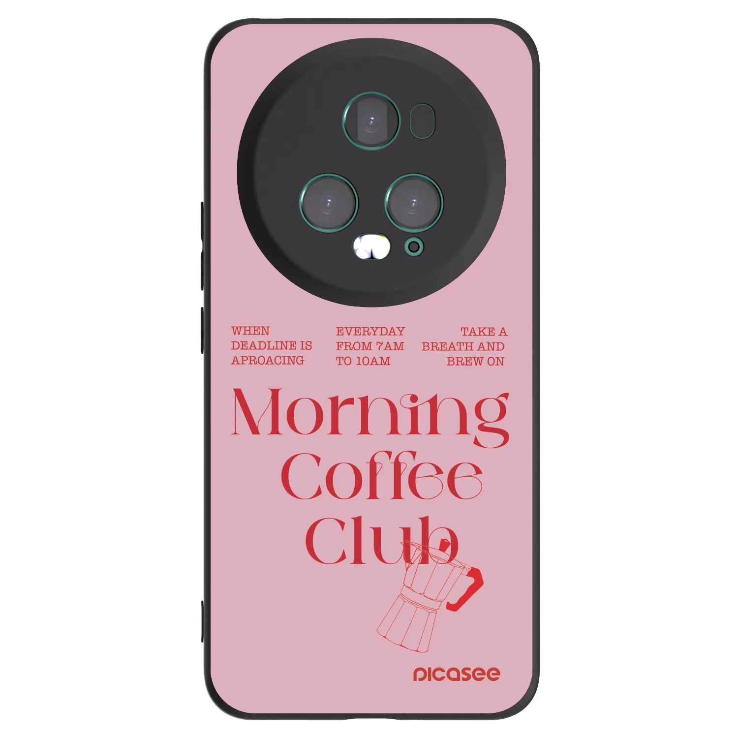 Picasee silikónový čierny obal pre Honor Magic5 Pro - Morning
