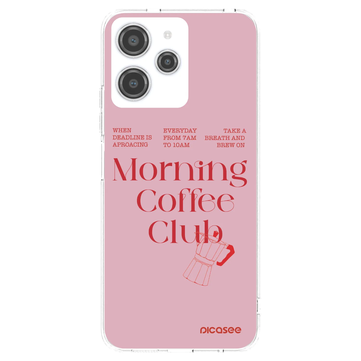 Picasee silikónový prehľadný obal pre Xiaomi Redmi 12 4G - Morning