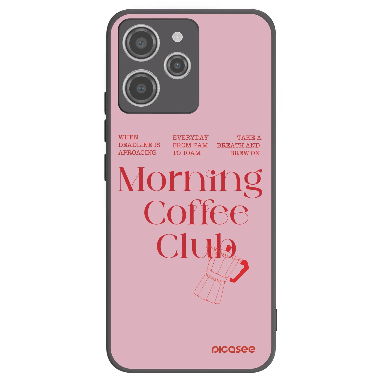 Picasee silikónový čierny obal pre Xiaomi Redmi 12 4G - Morning