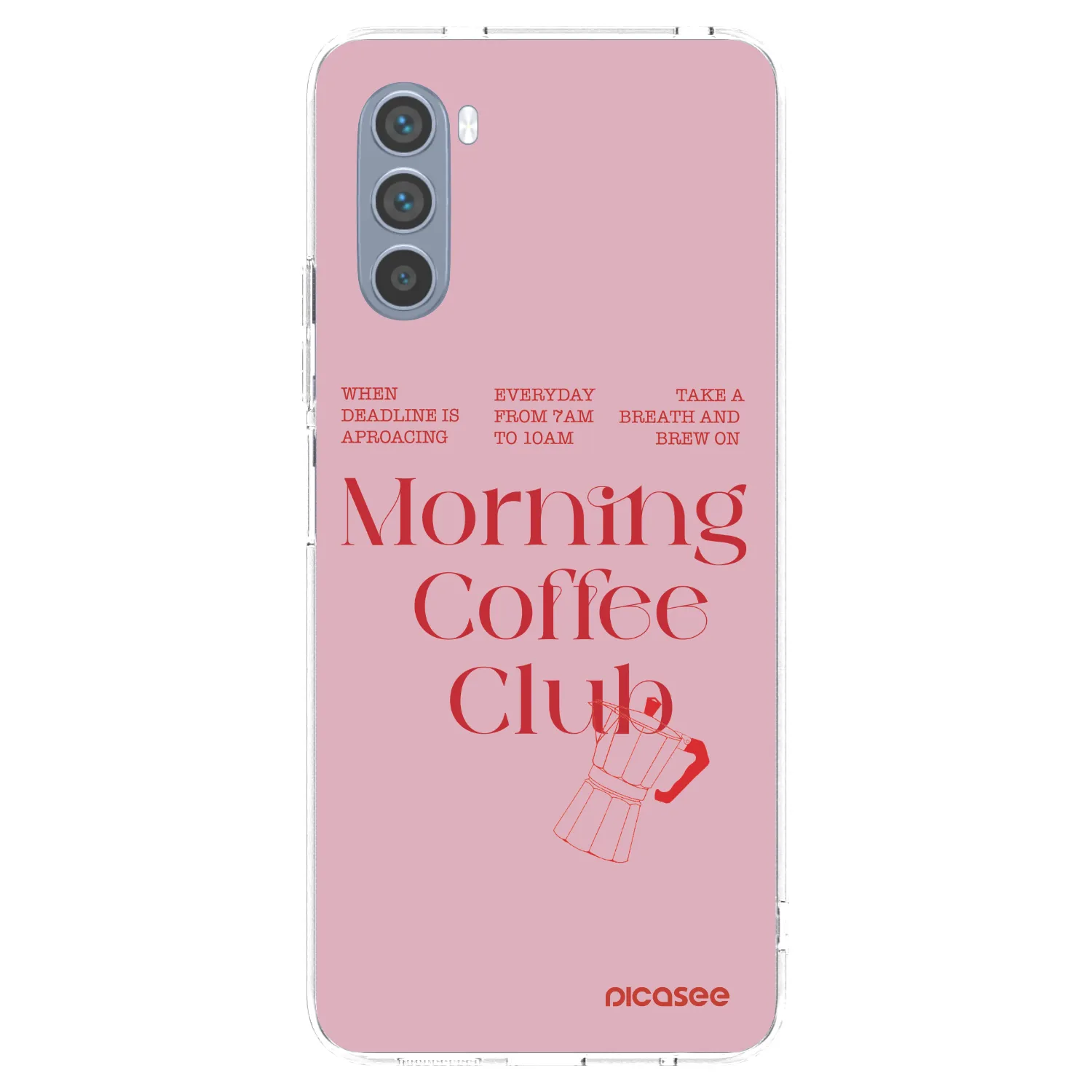 Picasee silikónový prehľadný obal pre Motorola Moto G62 - Morning