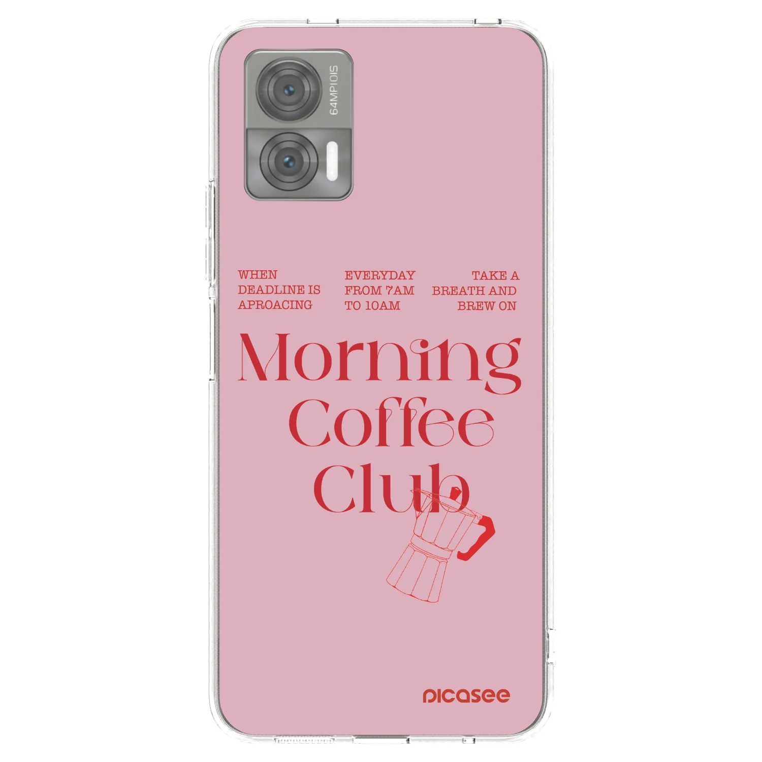 Picasee silikónový prehľadný obal pre Motorola Edge 30 Neo - Morning