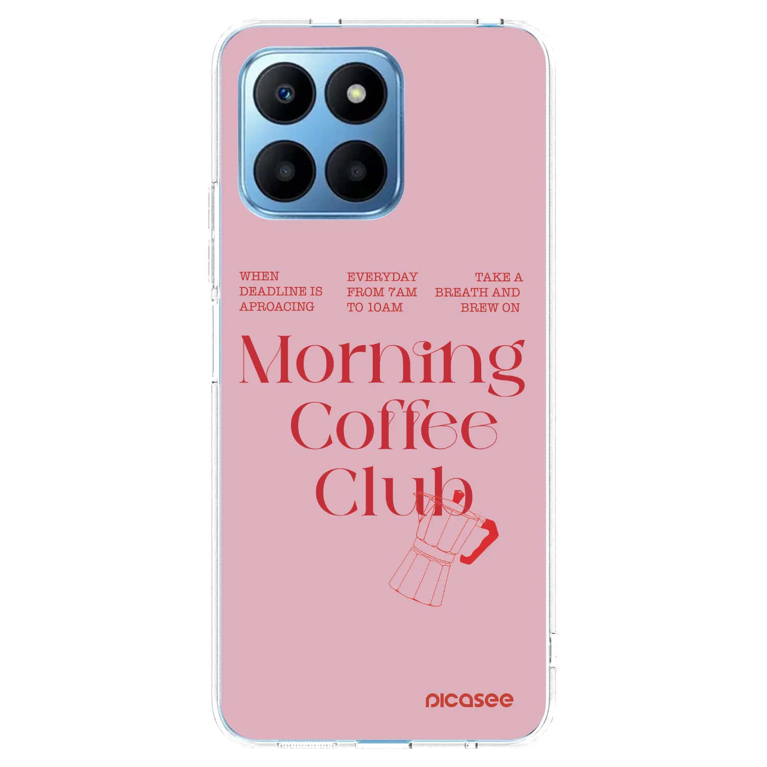 Picasee silikónový prehľadný obal pre Honor 70 Lite - Morning