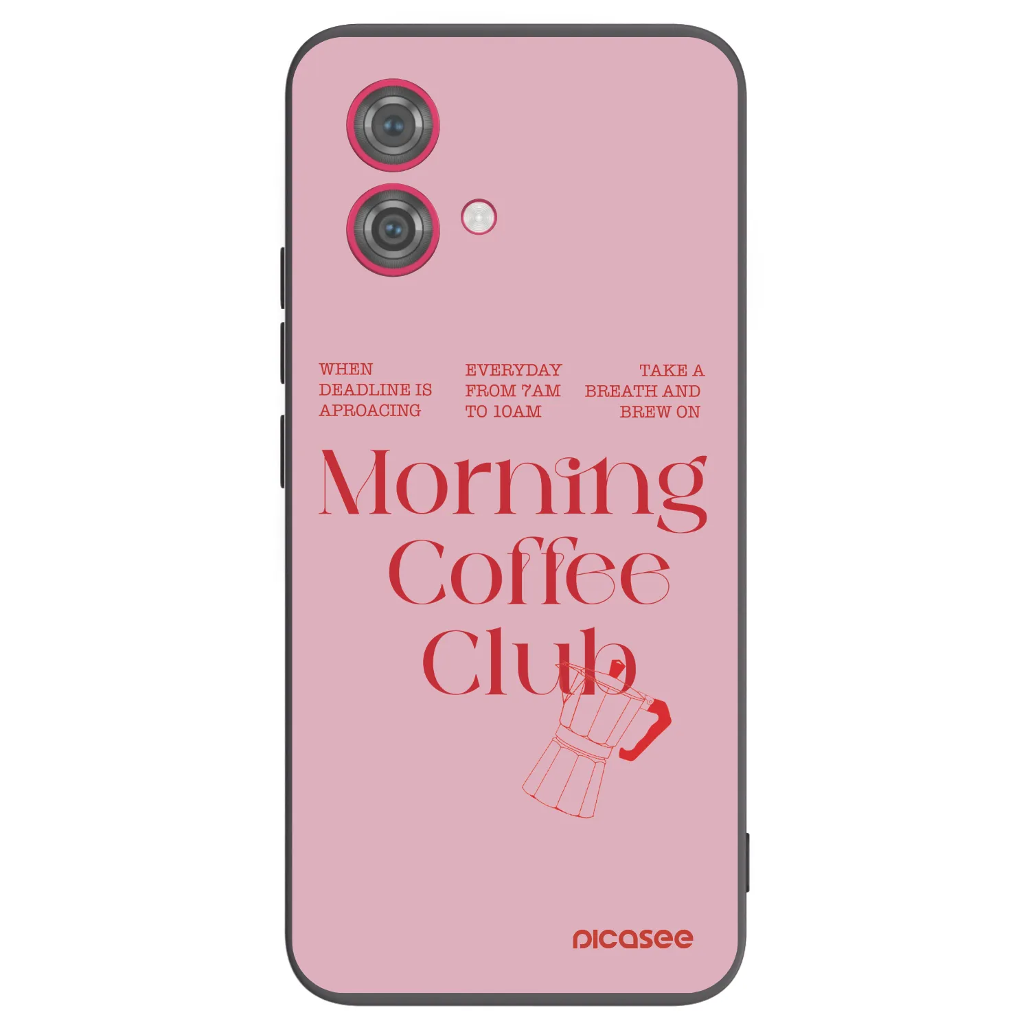 Picasee silikónový čierny obal pre Motorola Moto G84 5G - Morning