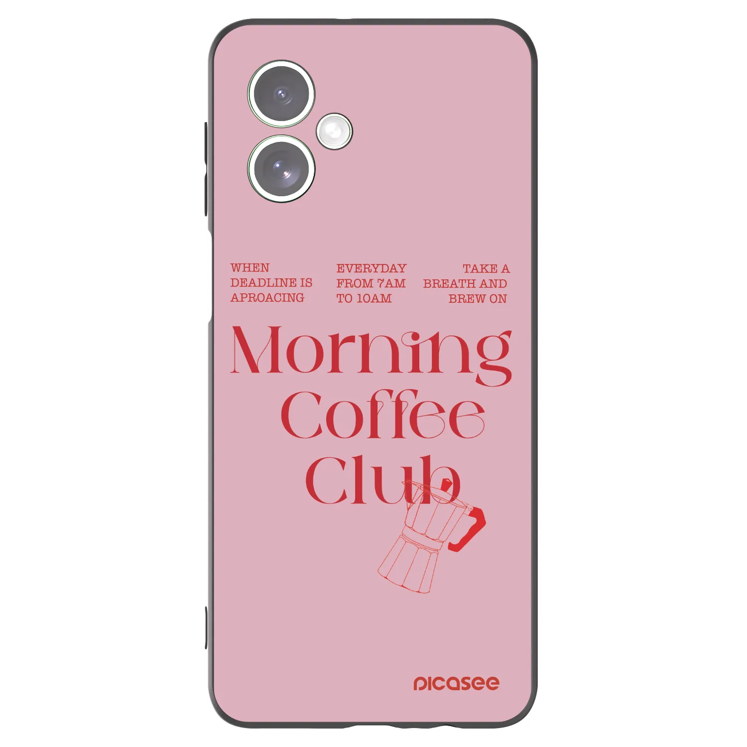 Picasee silikónový čierny obal pre Motorola Moto G54 5G - Morning