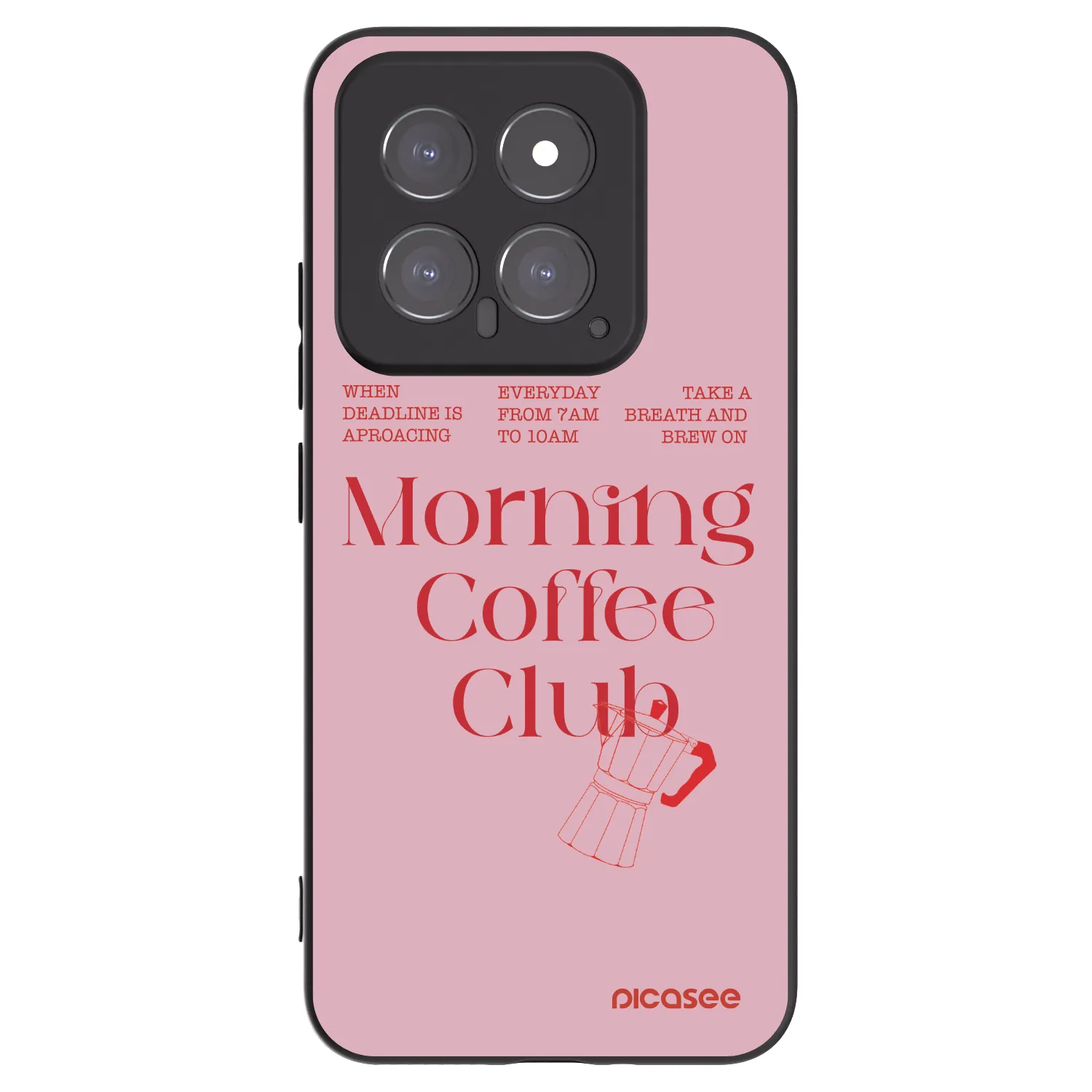 Picasee silikónový čierny obal pre Xiaomi 14 - Morning