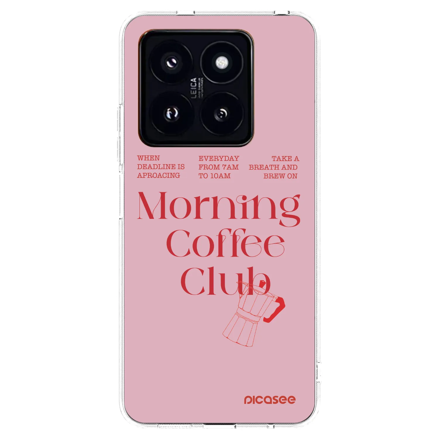 Picasee silikónový prehľadný obal pre Xiaomi 14 Pro - Morning