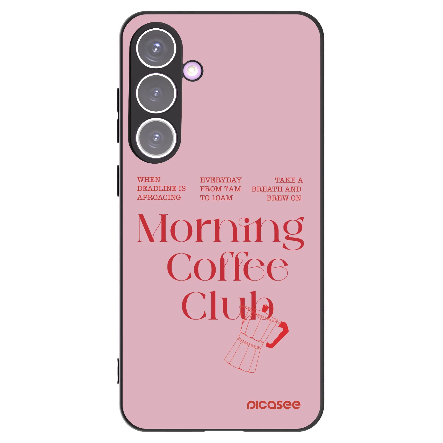 Picasee silikónový čierny obal pre Samsung Galaxy S24+ S926B 5G - Morning