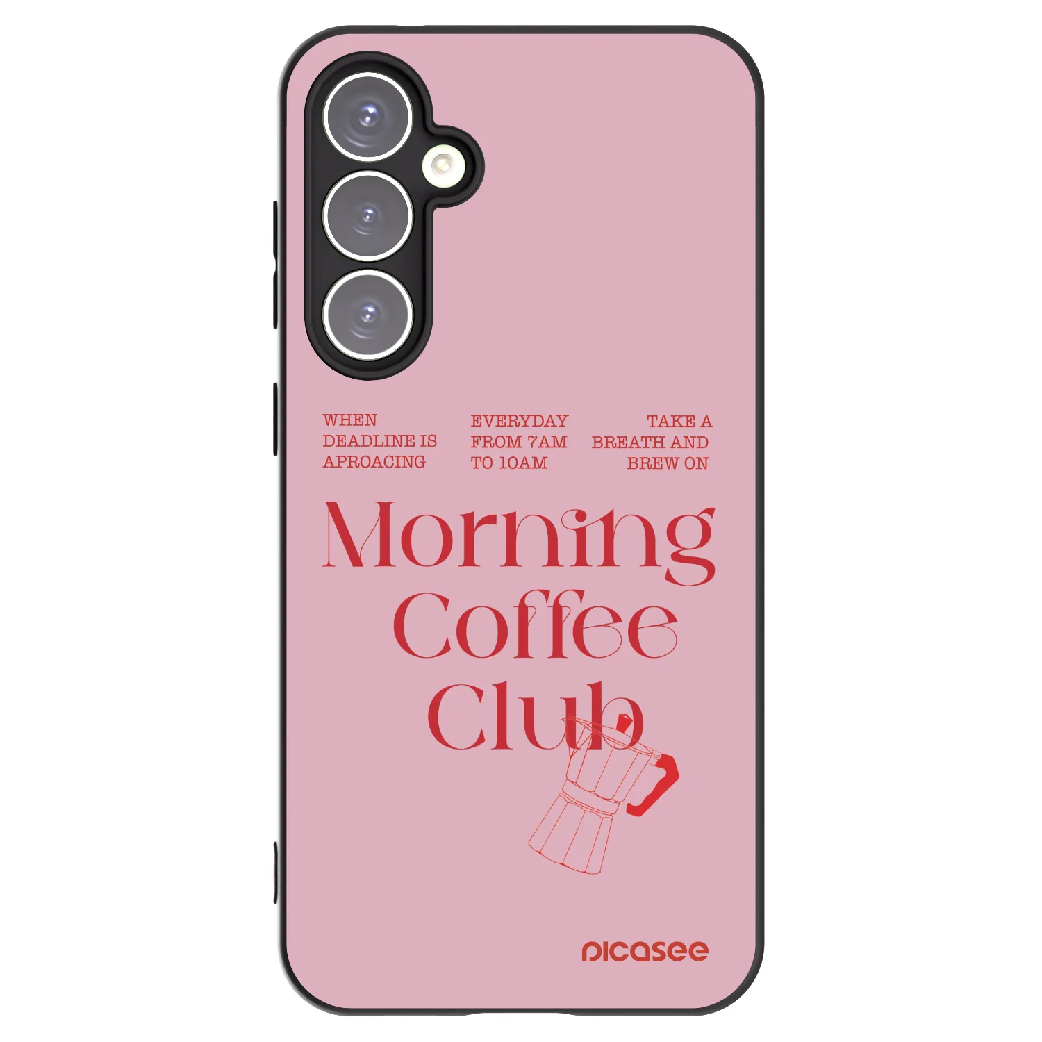 Picasee silikónový čierny obal pre Samsung Galaxy S23 FE S711B - Morning