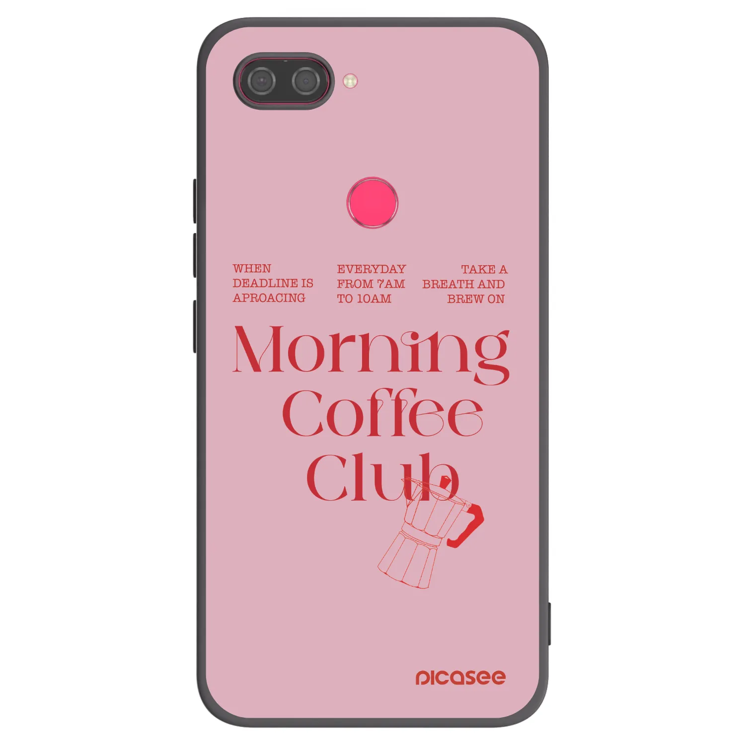 Picasee silikónový čierny obal pre Xiaomi Mi 8 Lite - Morning